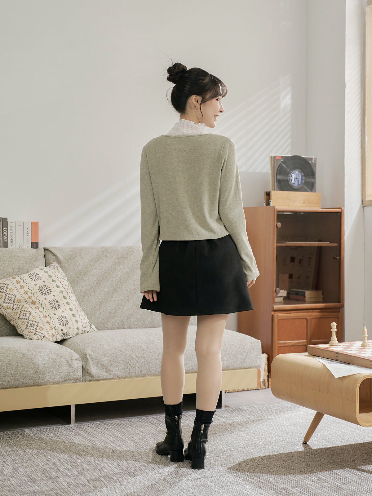 Soft Touch Cashmere Buttoned Cardigan
