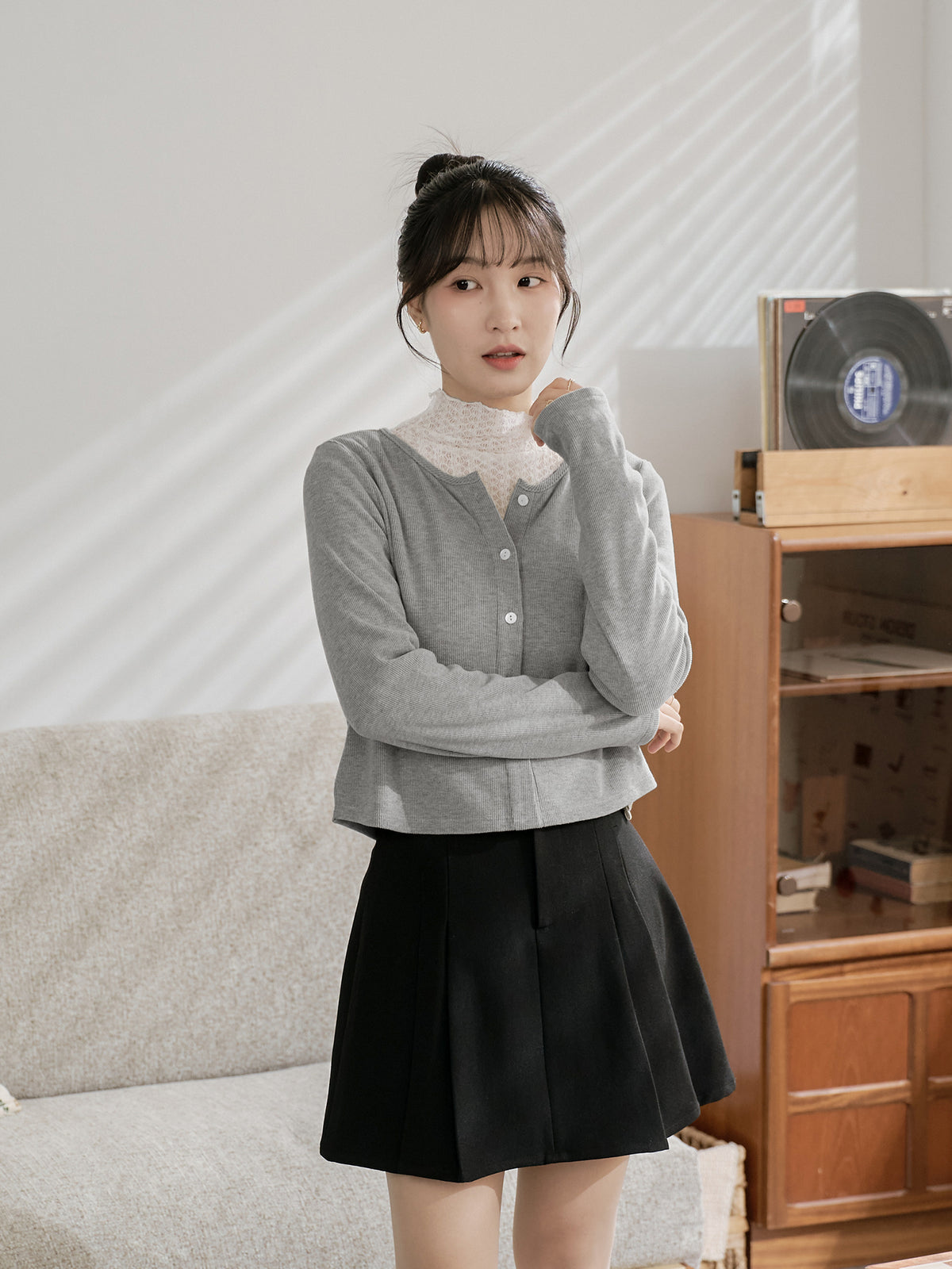 Soft Touch Cashmere Buttoned Cardigan