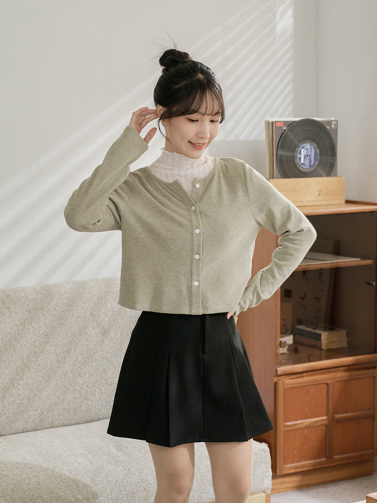 Soft Touch Cashmere Buttoned Cardigan