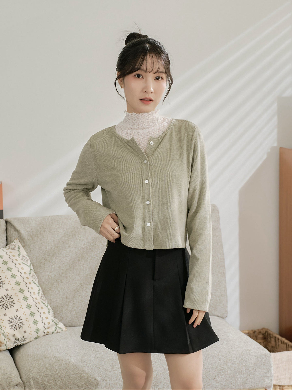 Soft Touch Cashmere Buttoned Cardigan