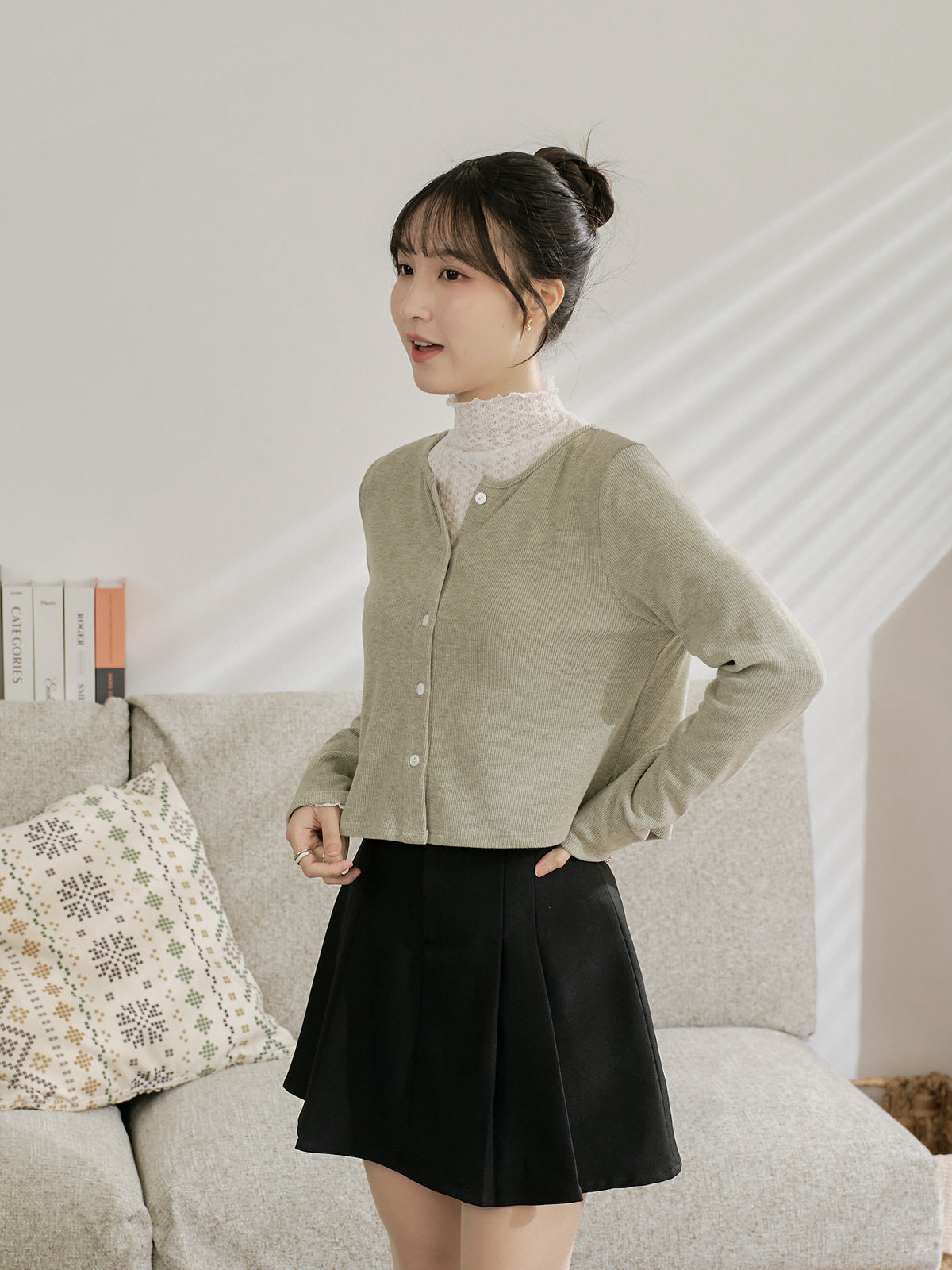 Soft Touch Cashmere Buttoned Cardigan