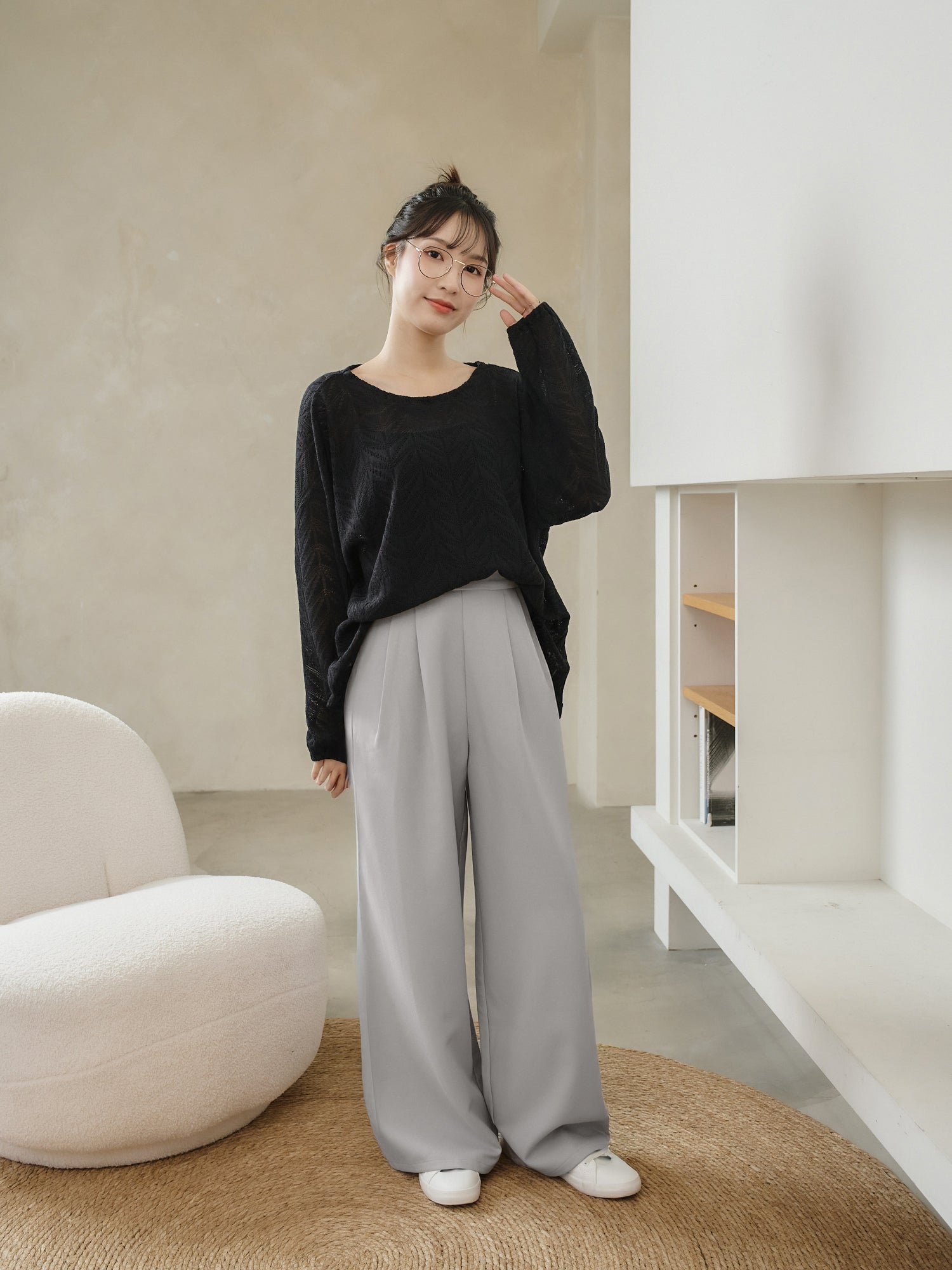 Clean Side Buttoned Pants