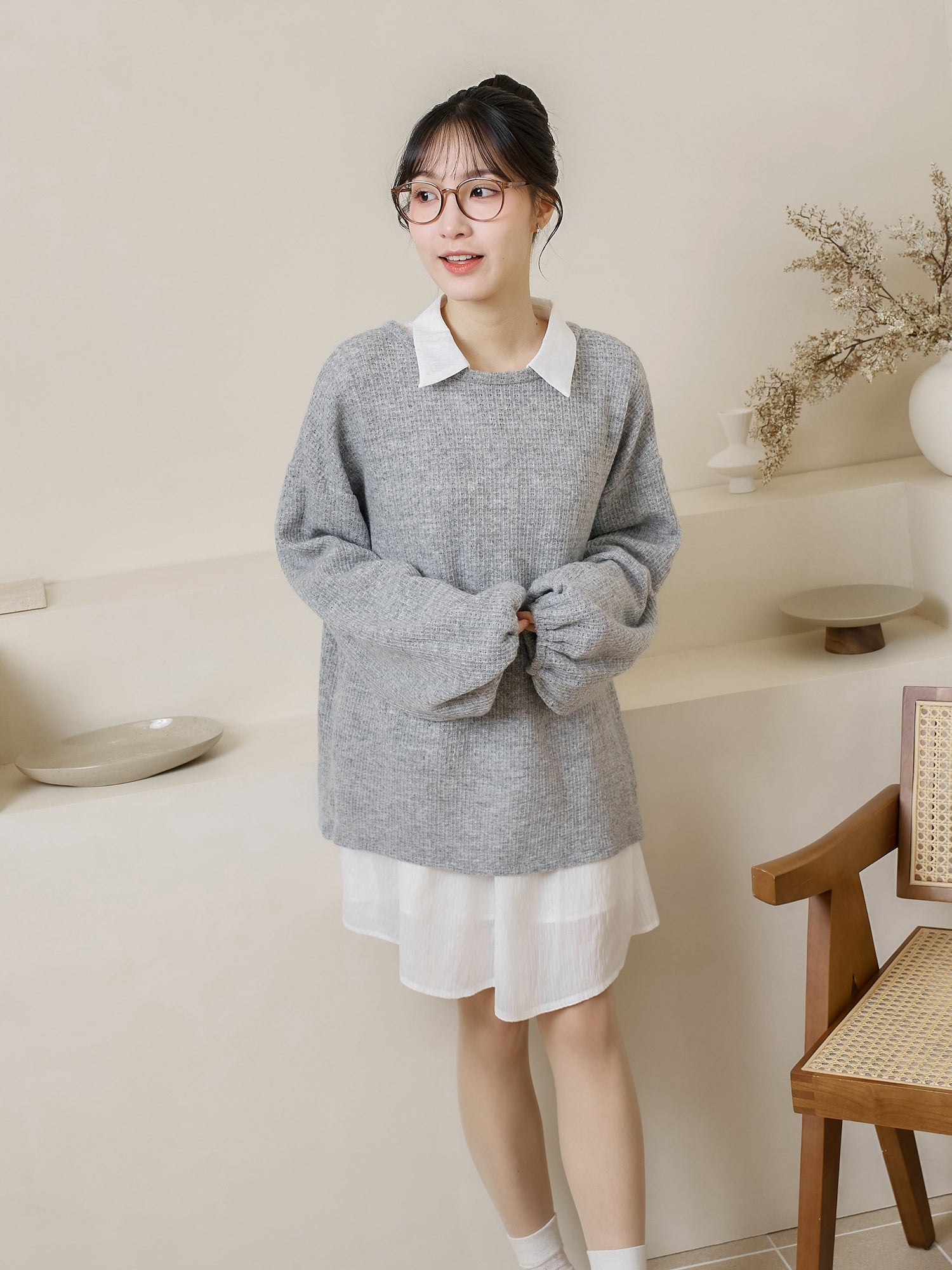 Two Way Oversized Knit Top