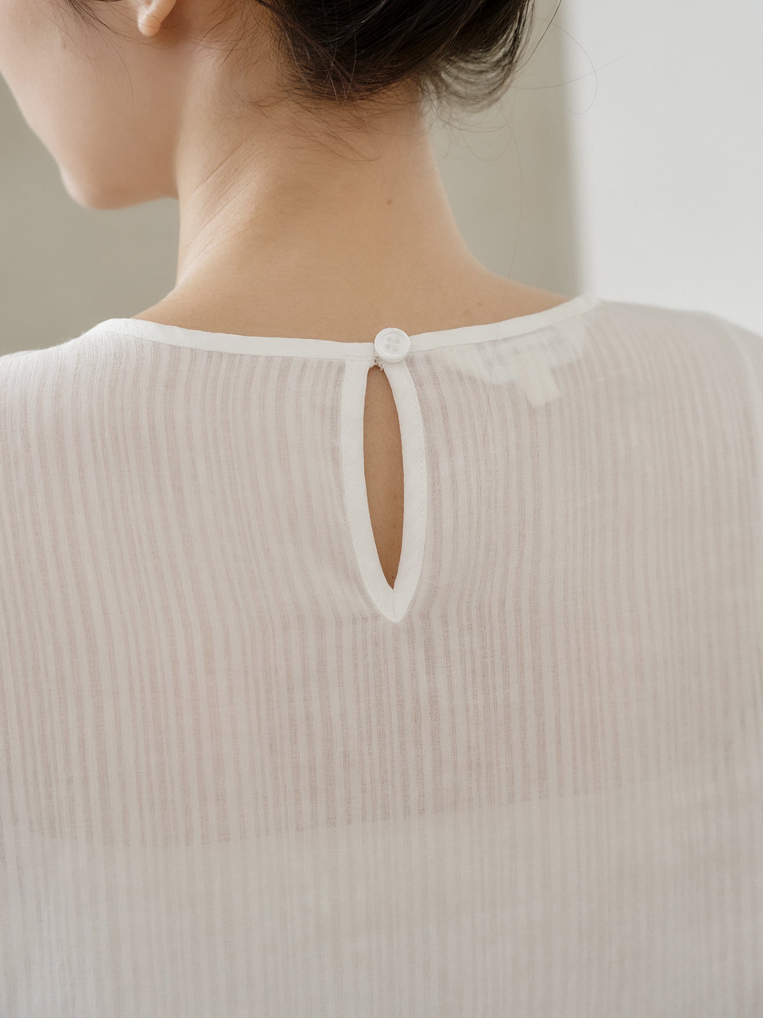 Modern Ruffle Cuff Blouse