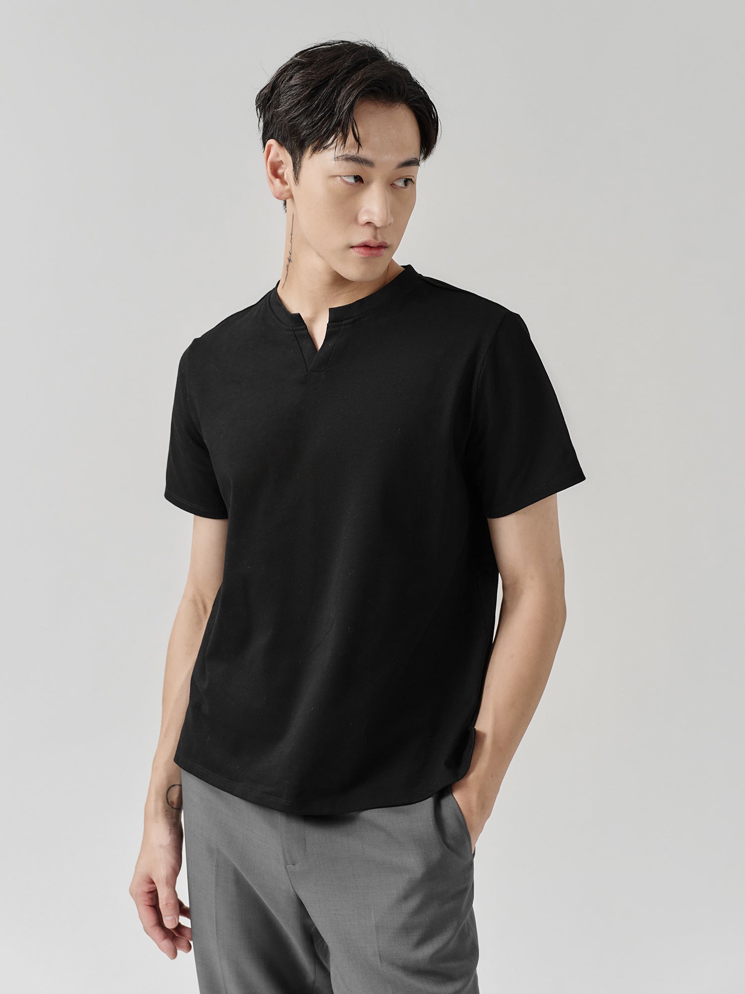 Icon V-Neck Cotton Tee