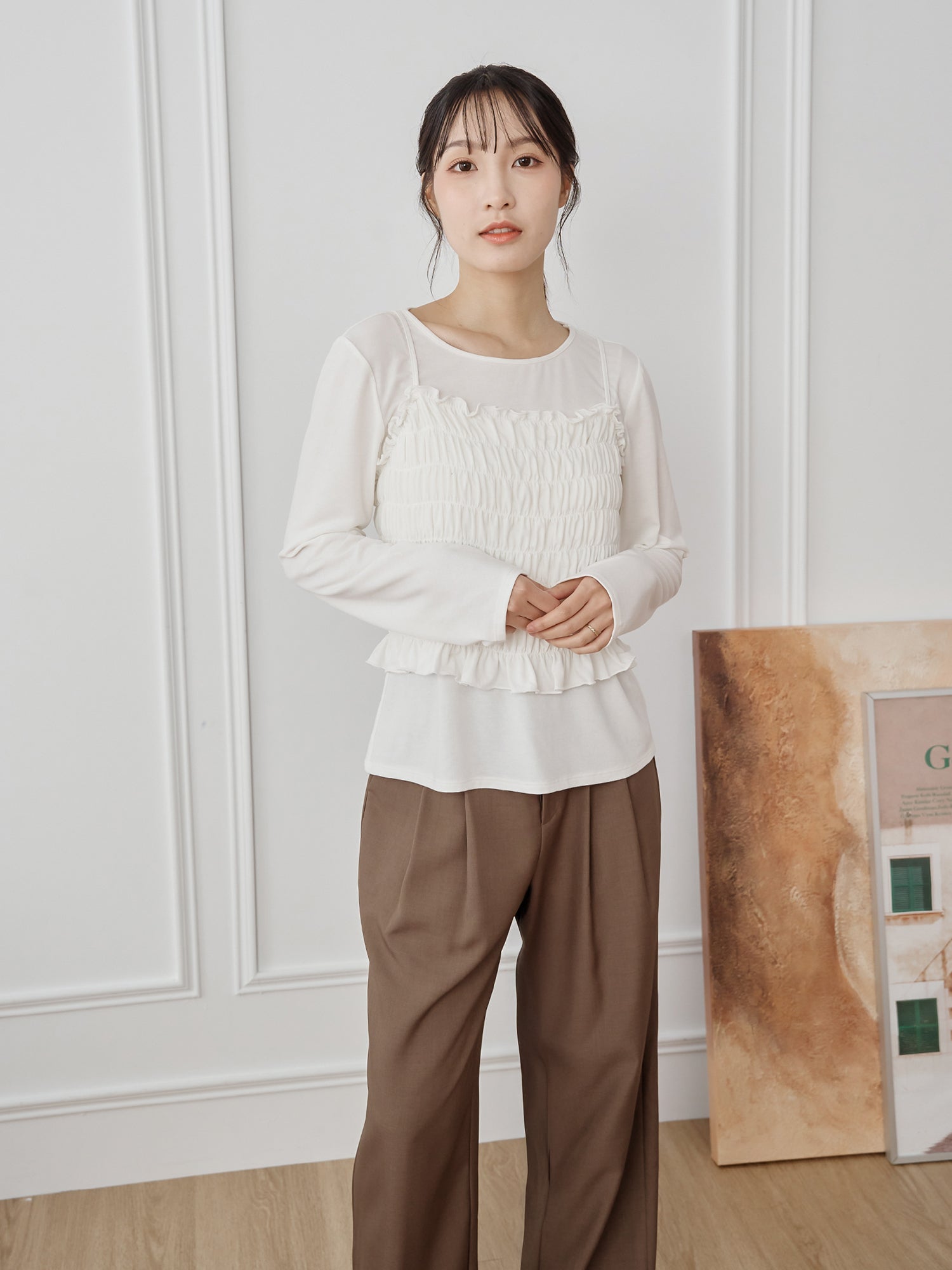 兩件式打攬上衣