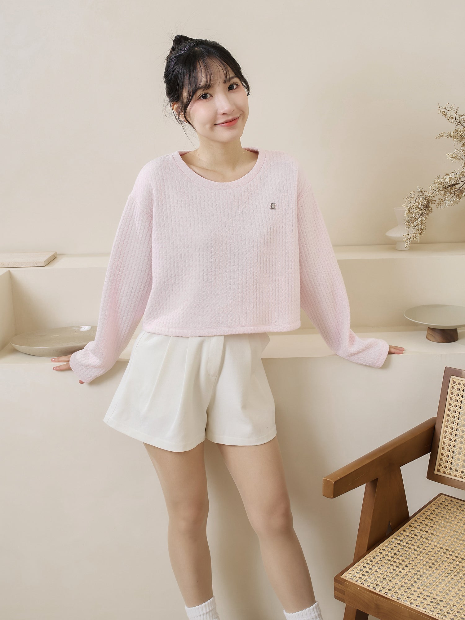 Cotton Candy Knit Top