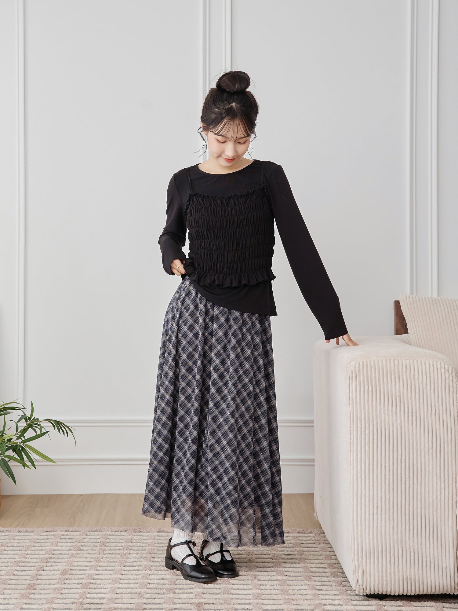 兩件式打攬上衣