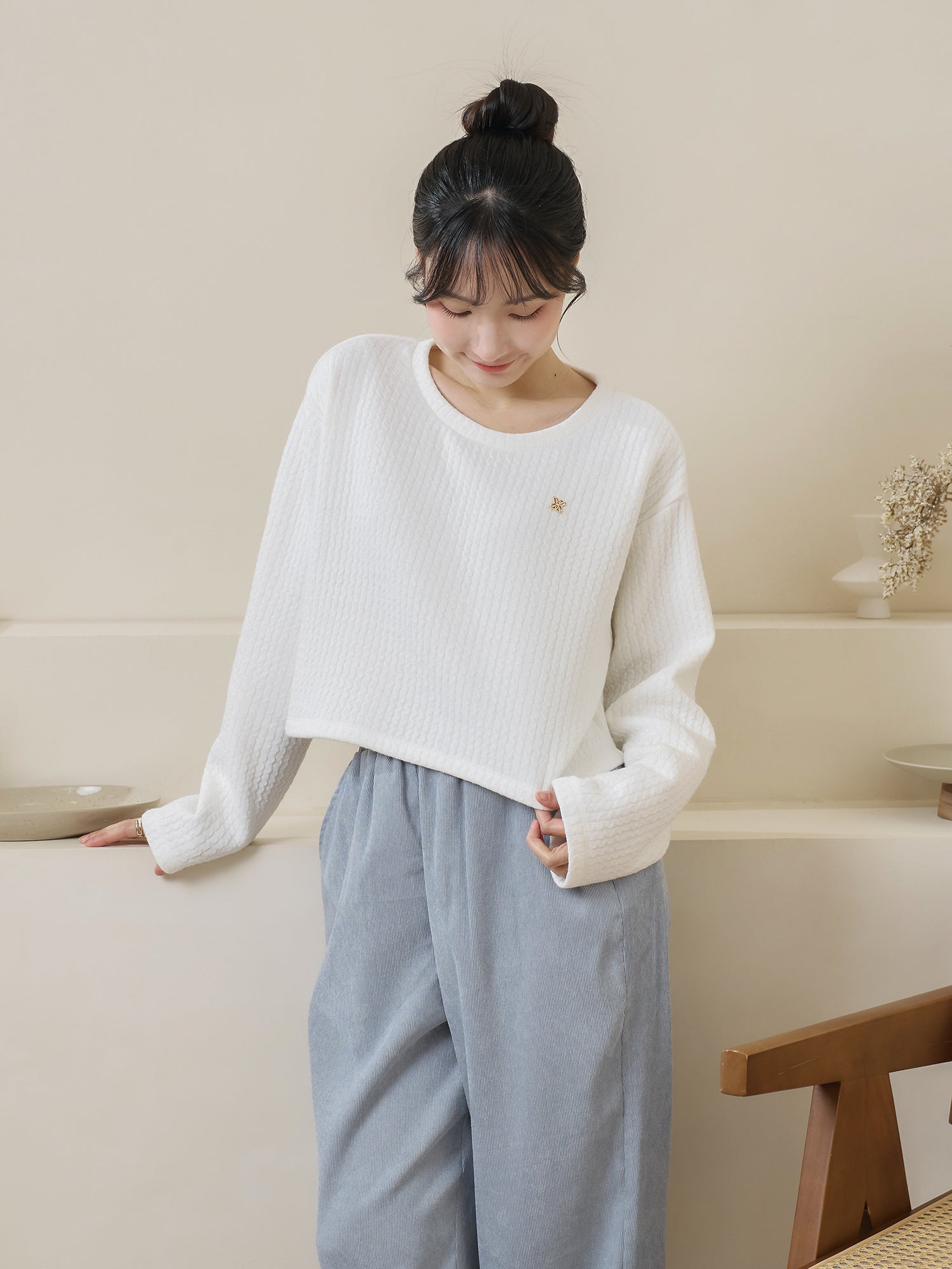 Cotton Candy Knit Top