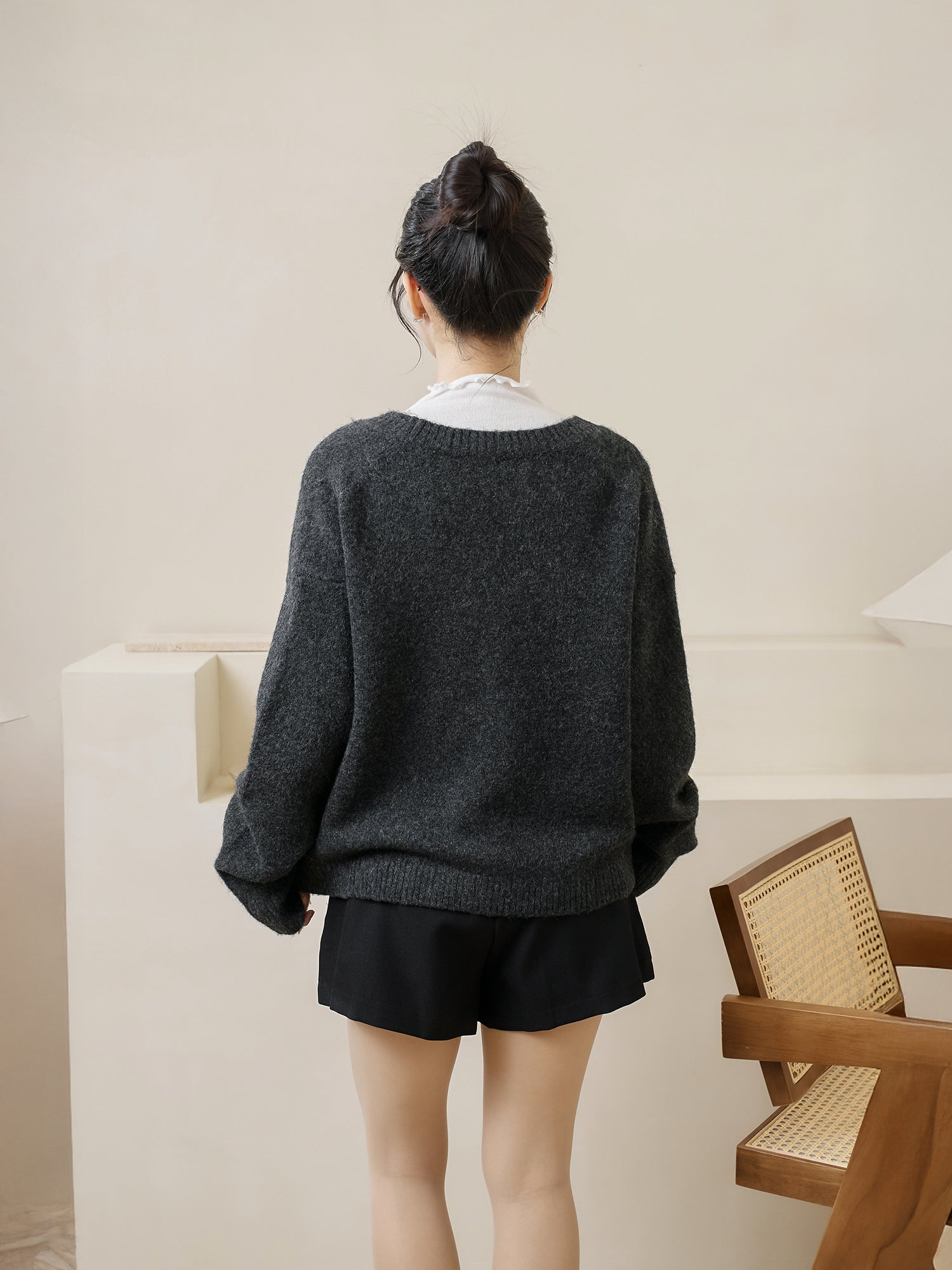 Fluffy Relaxed Cardigan