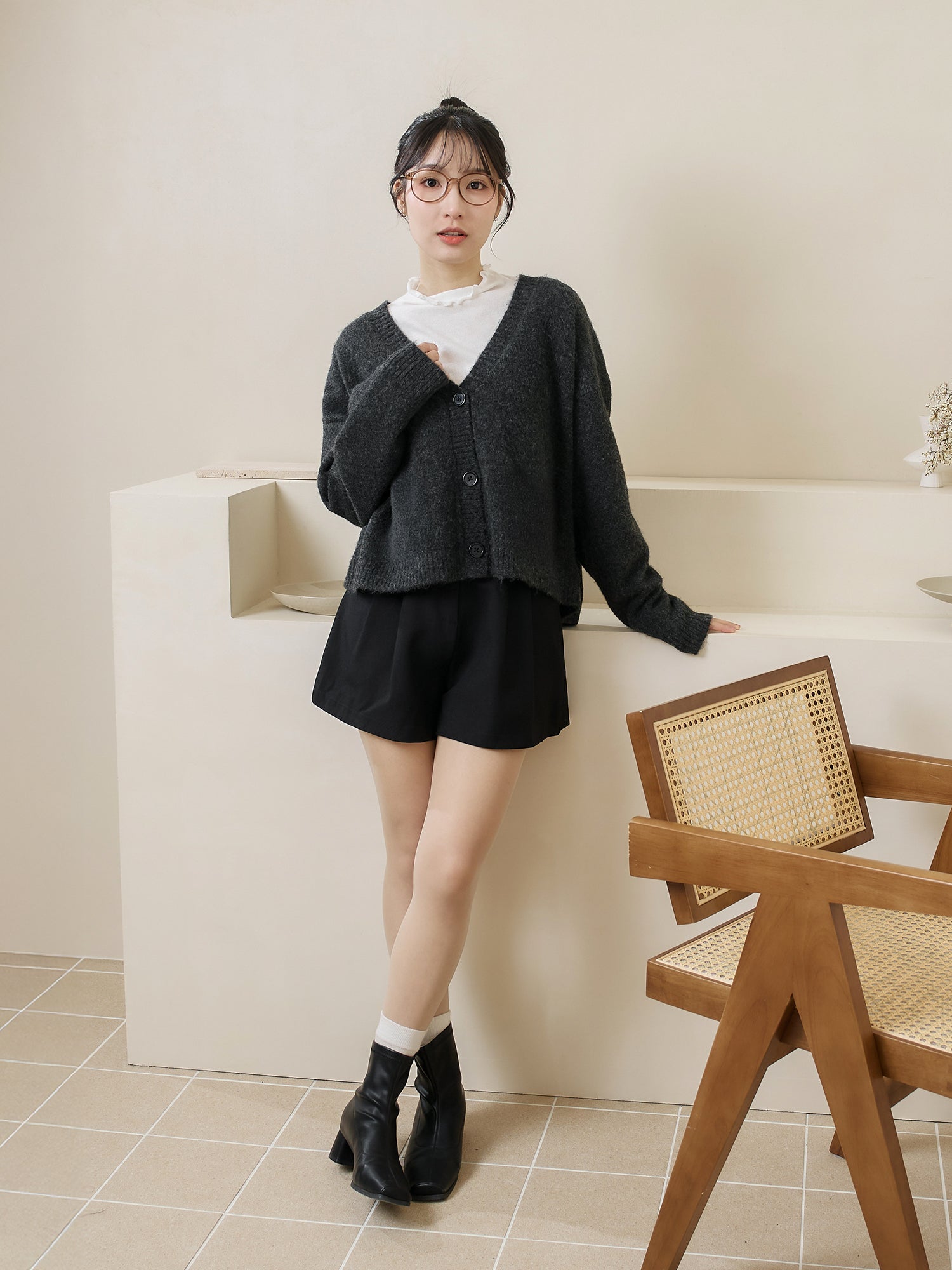 Fluffy Relaxed Cardigan