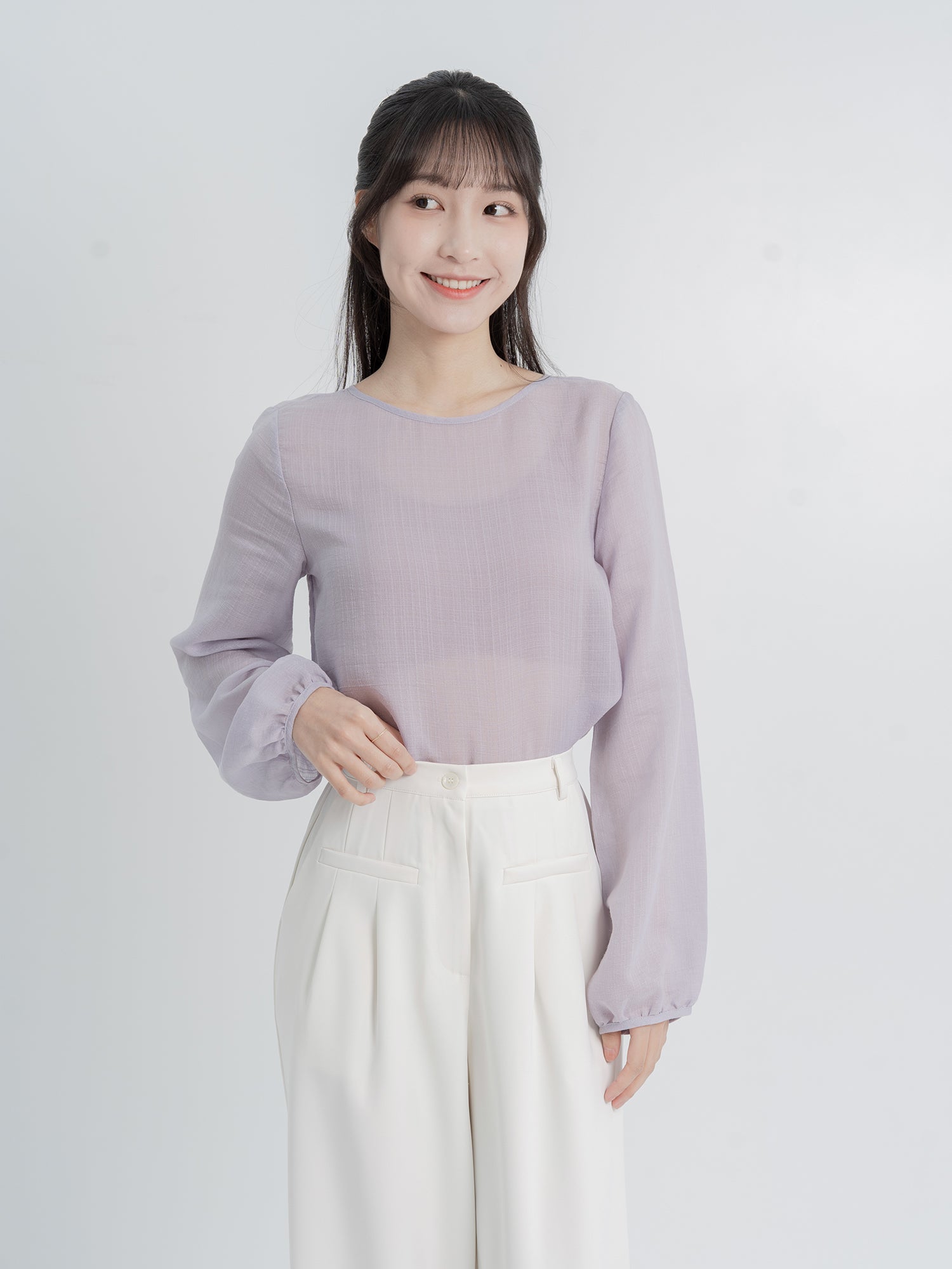 Eden Ribbon Sheer Top
