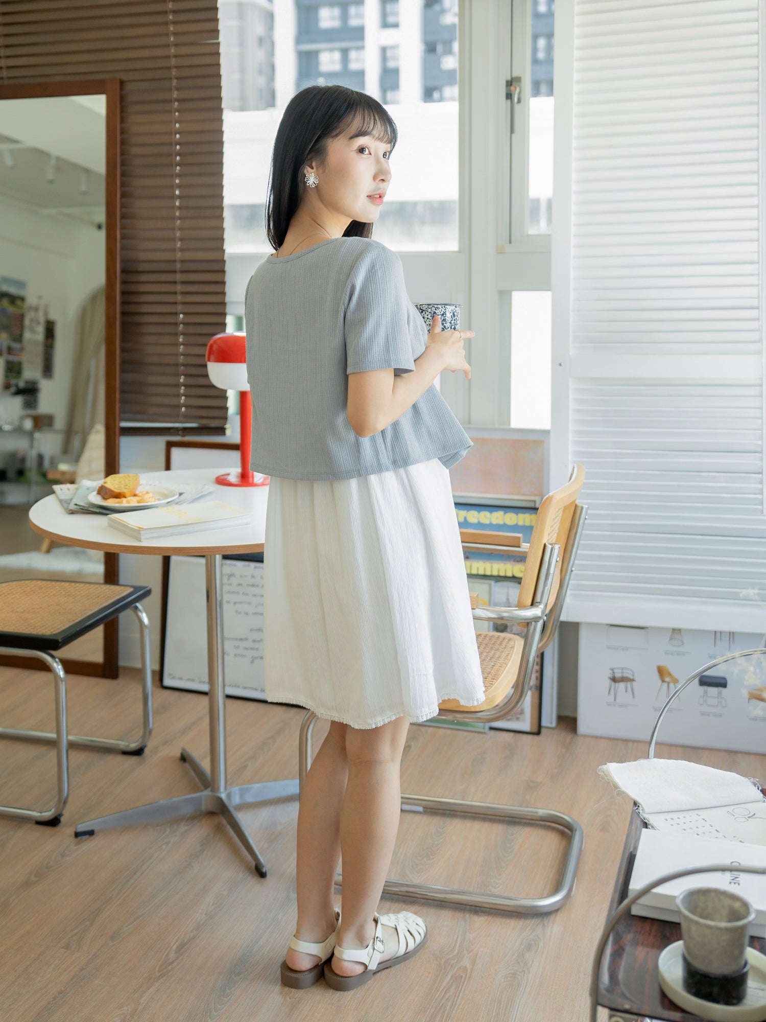 Essential Button Up Top