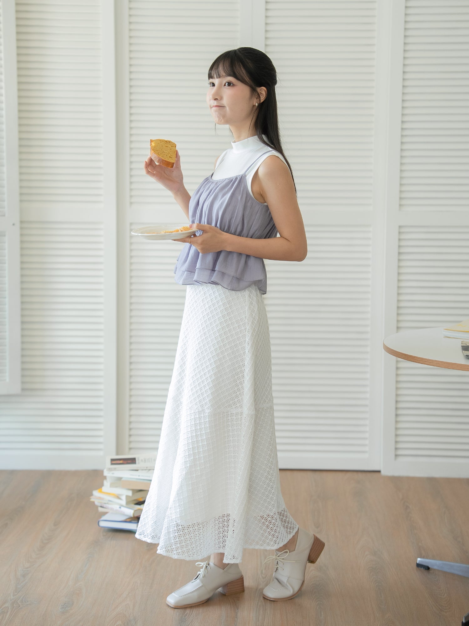 Double Layer Sheer Cami Top