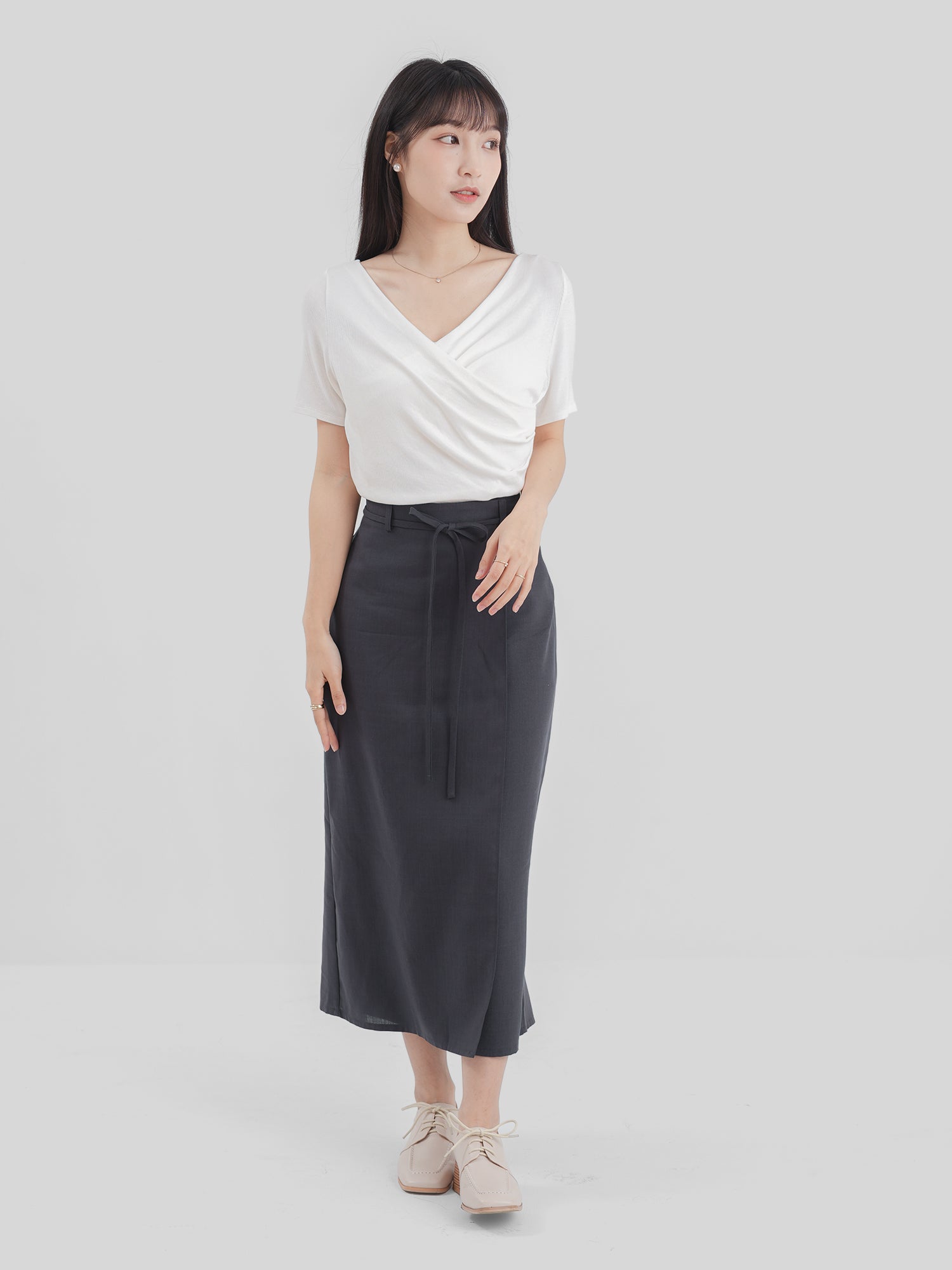 Knitted Wrap Top