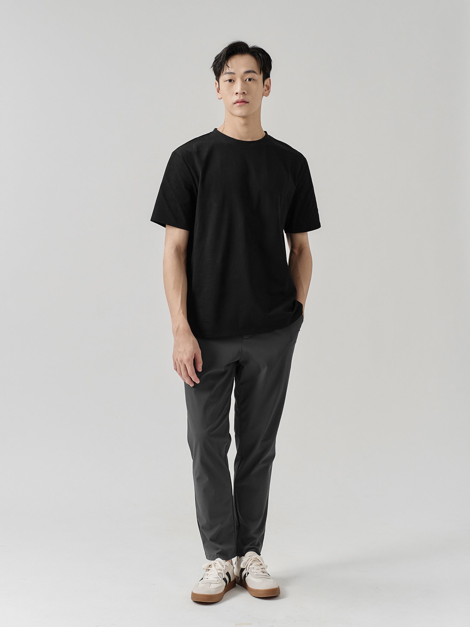 Staple Split-Hem Crew Tee