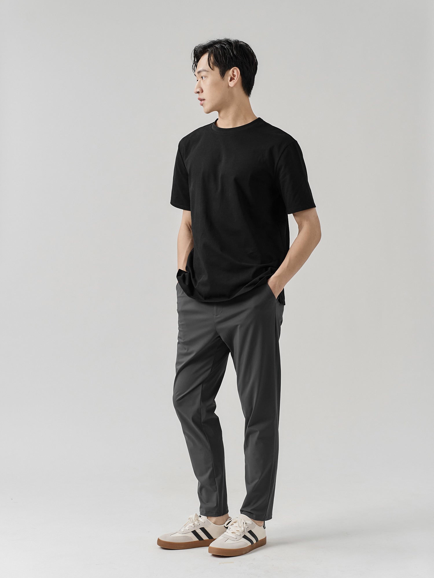 Staple Split-Hem Crew Tee