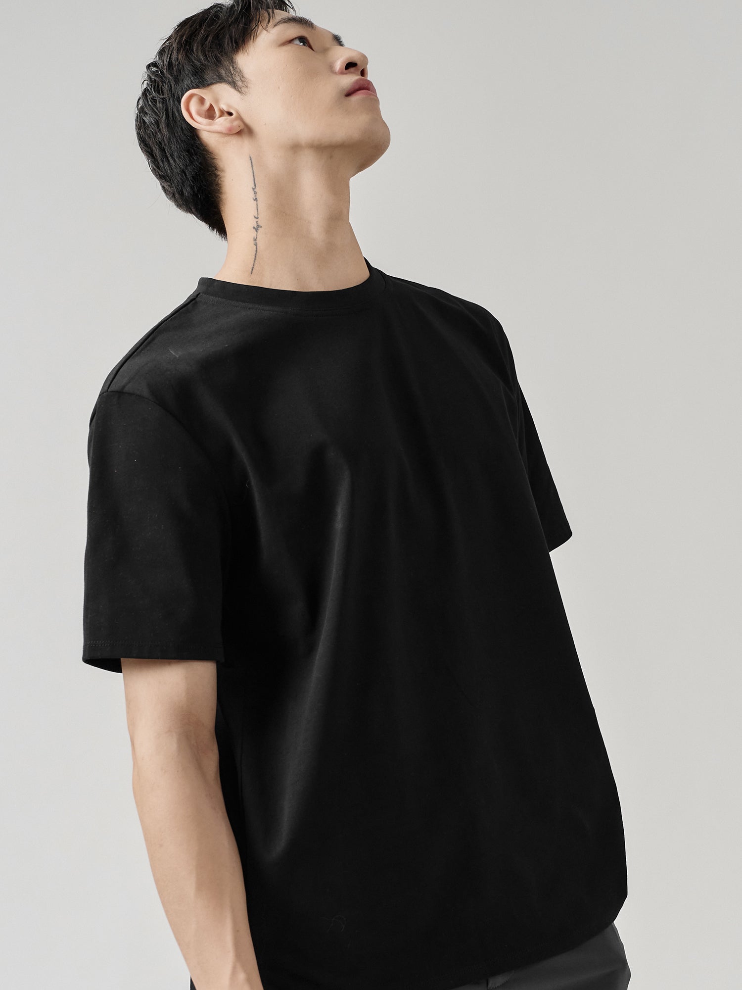 Staple Split-Hem Crew Tee