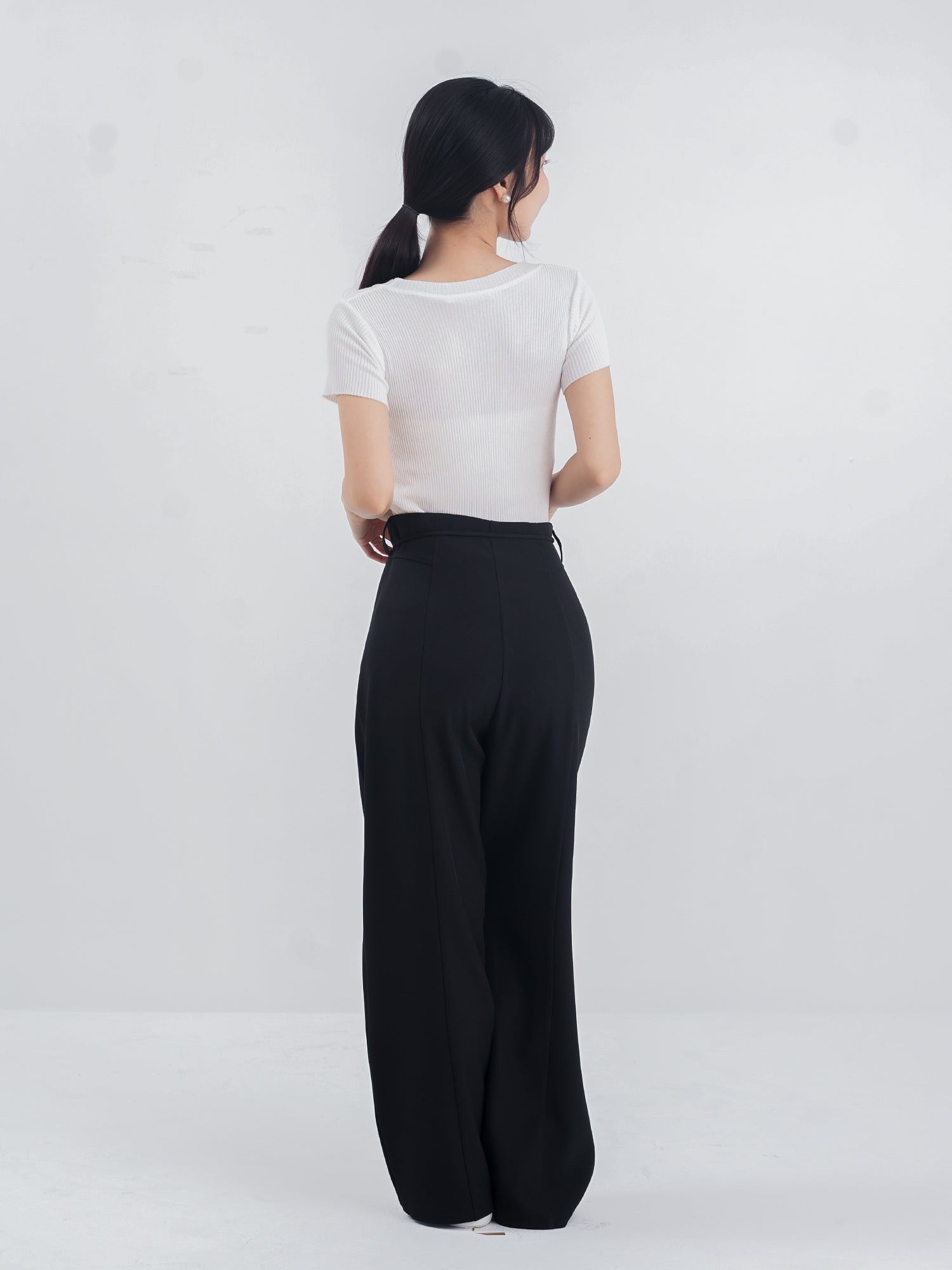 Knitted Short Sleeve Top
