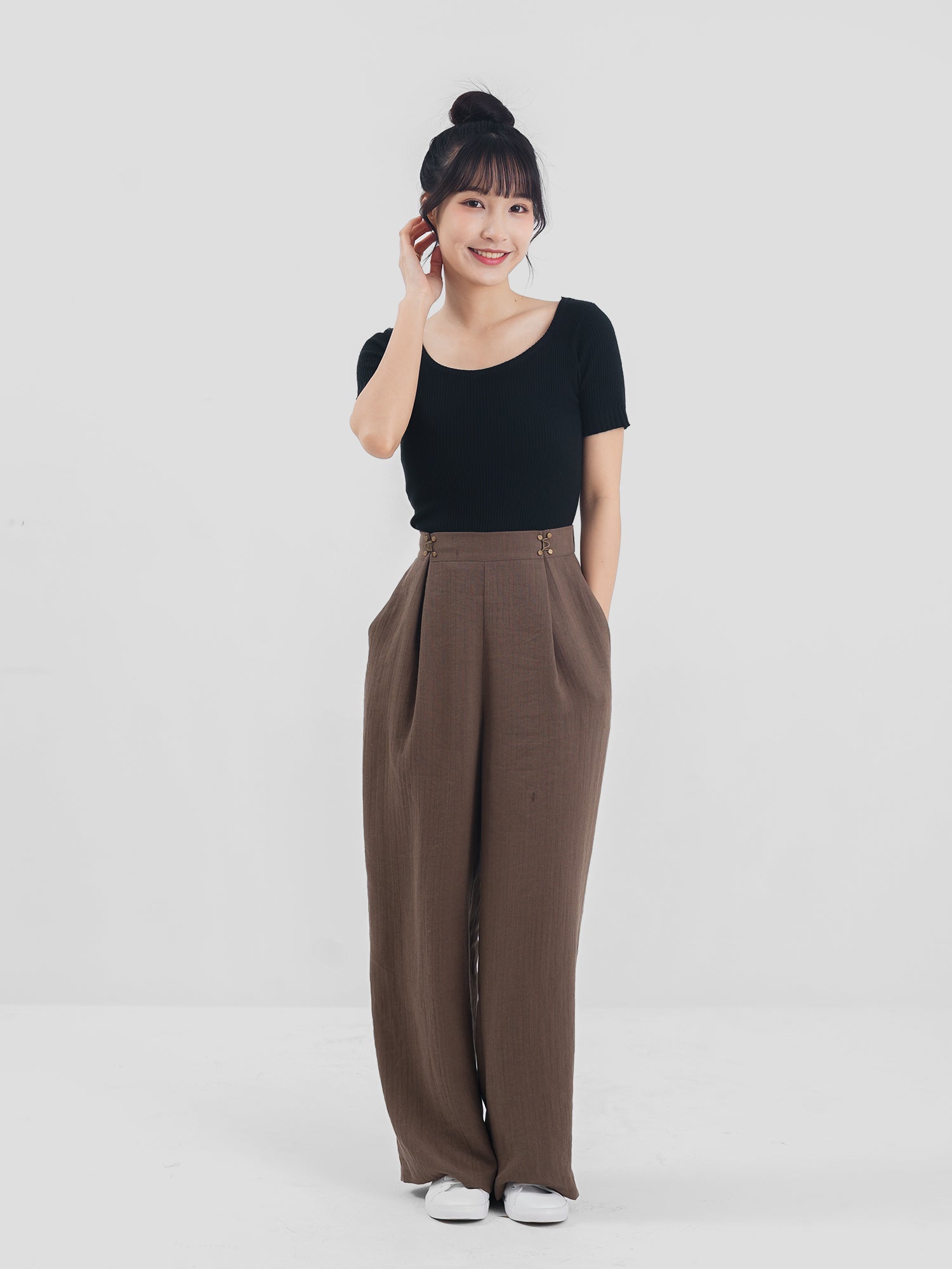 Knitted Short Sleeve Top