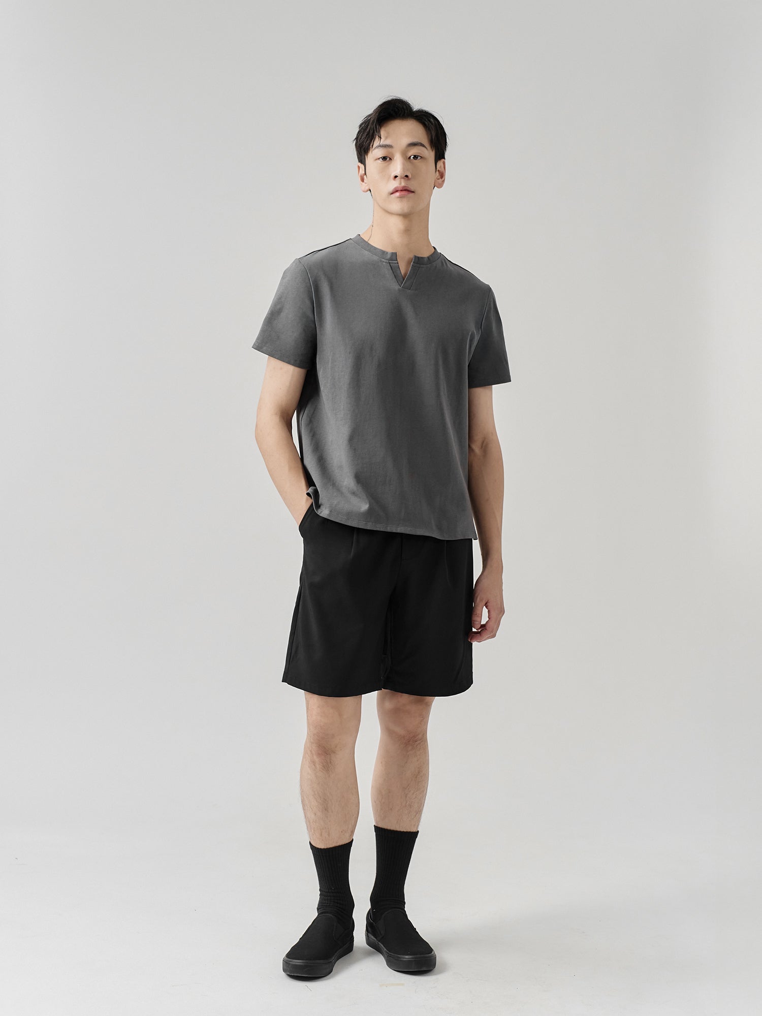 Icon V-Neck Cotton Tee