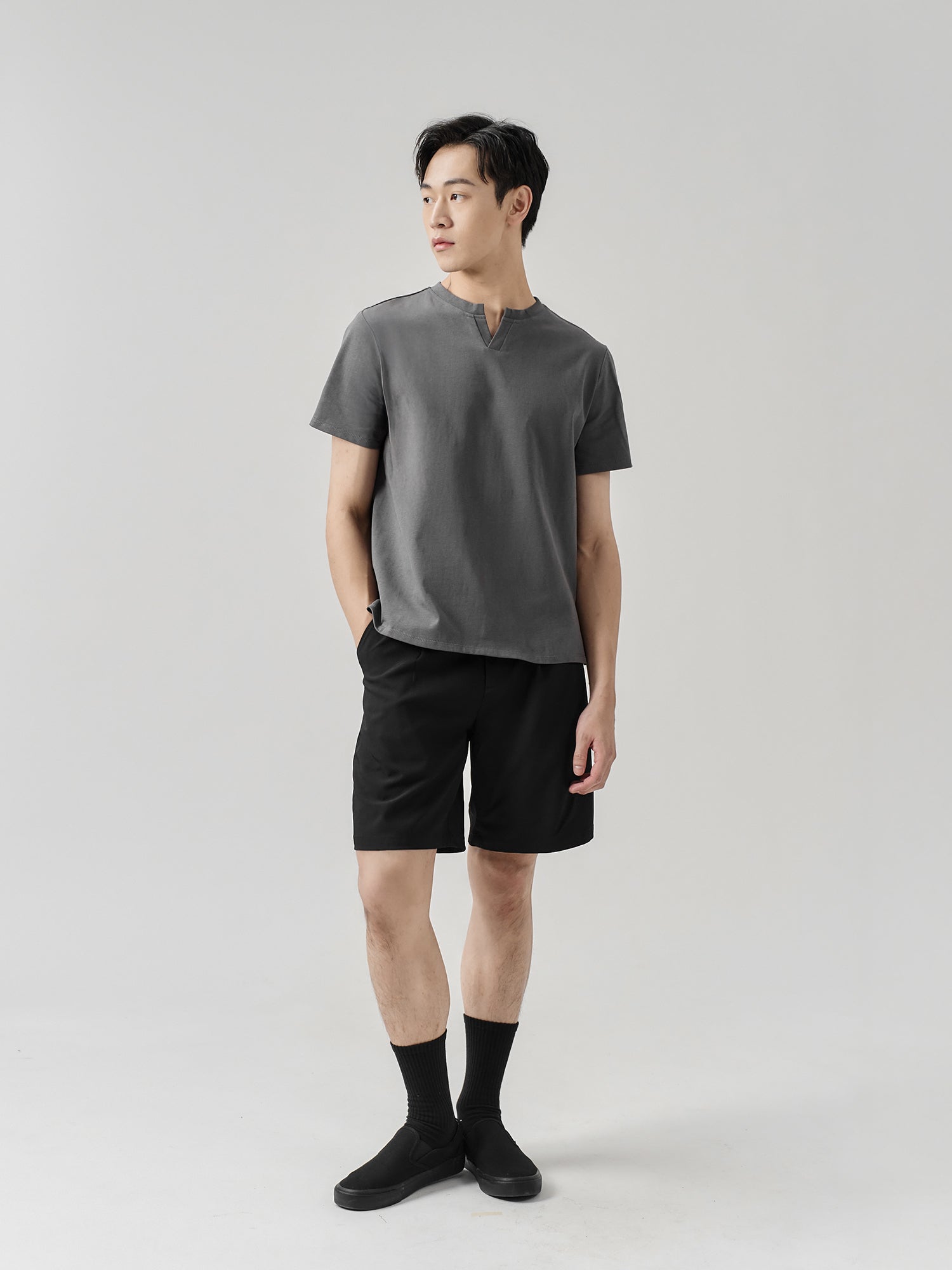 Icon V-Neck Cotton Tee