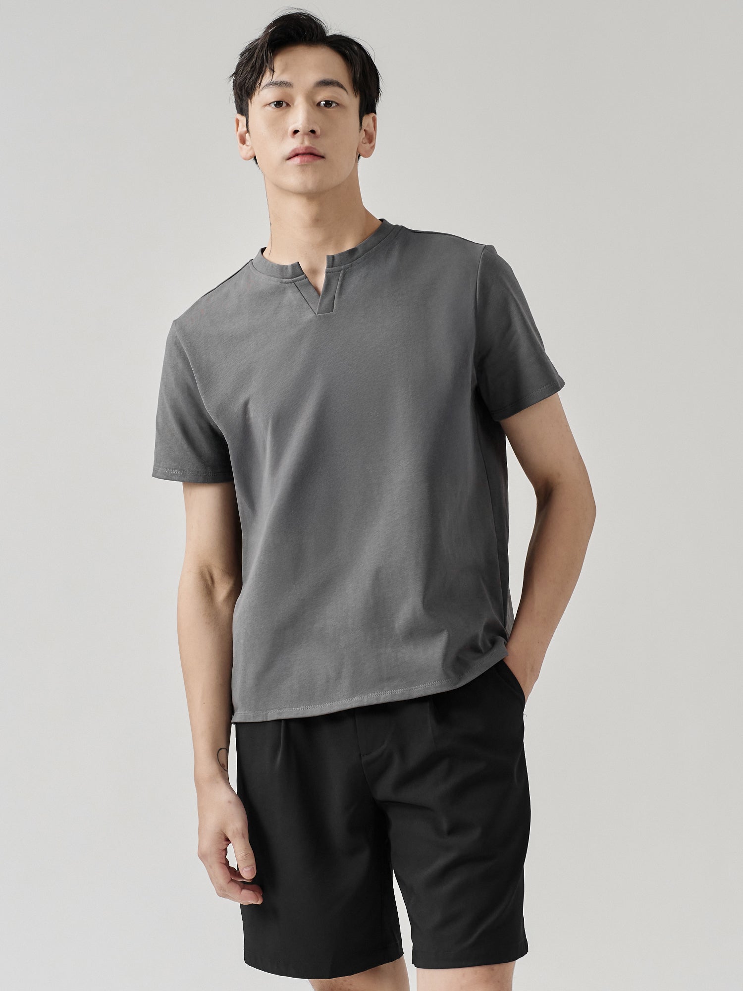 Icon V-Neck Cotton Tee