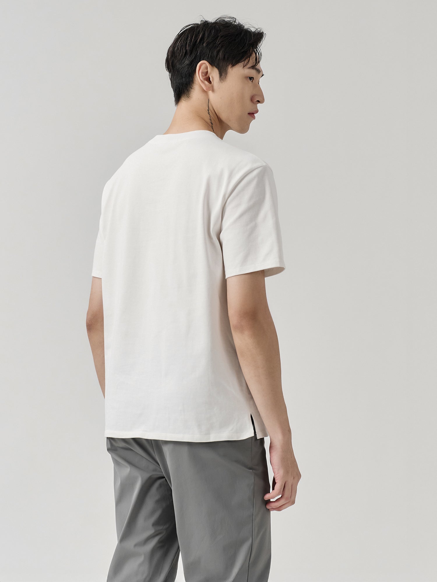 Staple Split-Hem Crew Tee