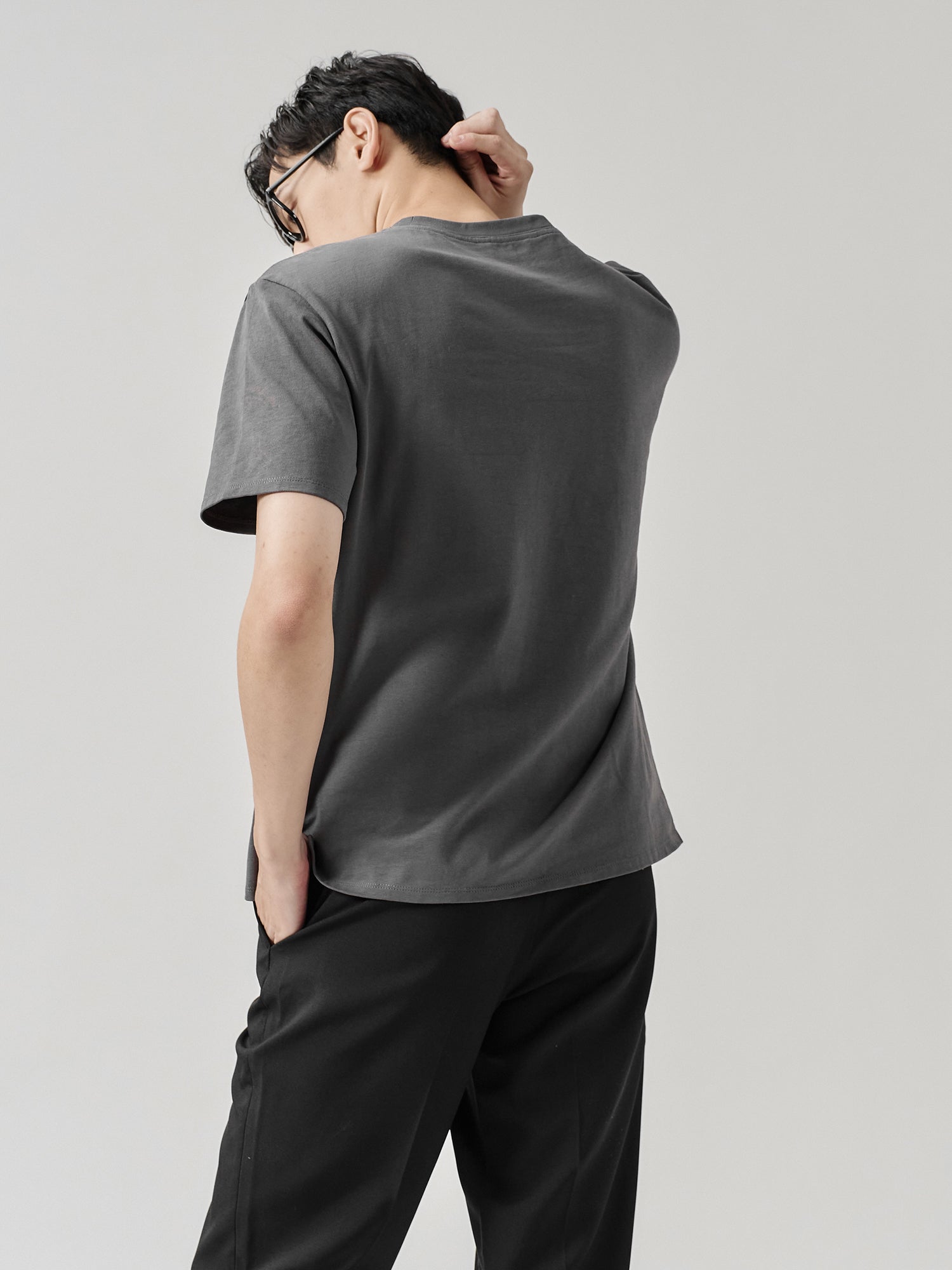 Staple Split-Hem Crew Tee