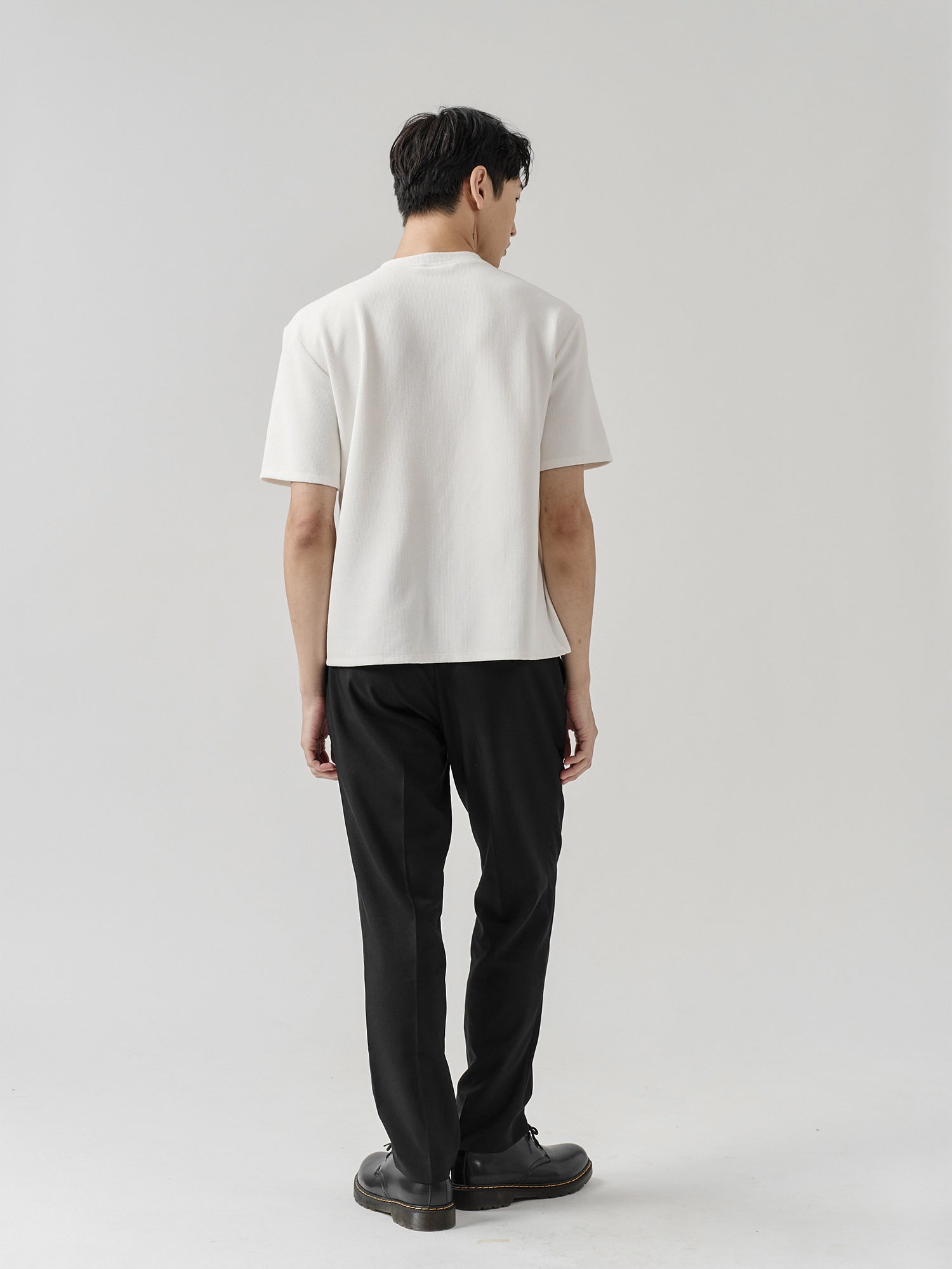 Waffle Henley Neck Top