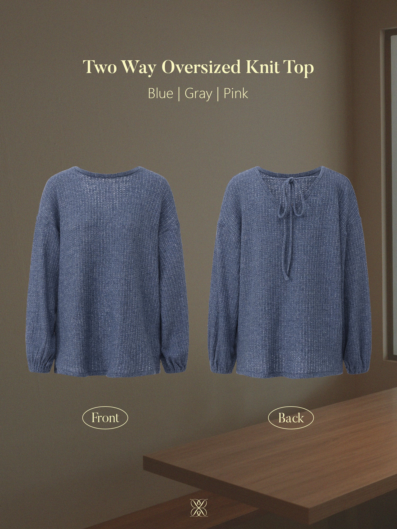Two Way Oversized Knit Top