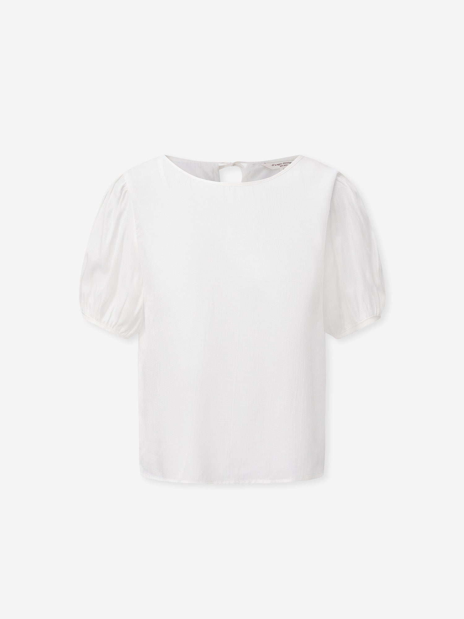 Half Sleeve Tie Back Top