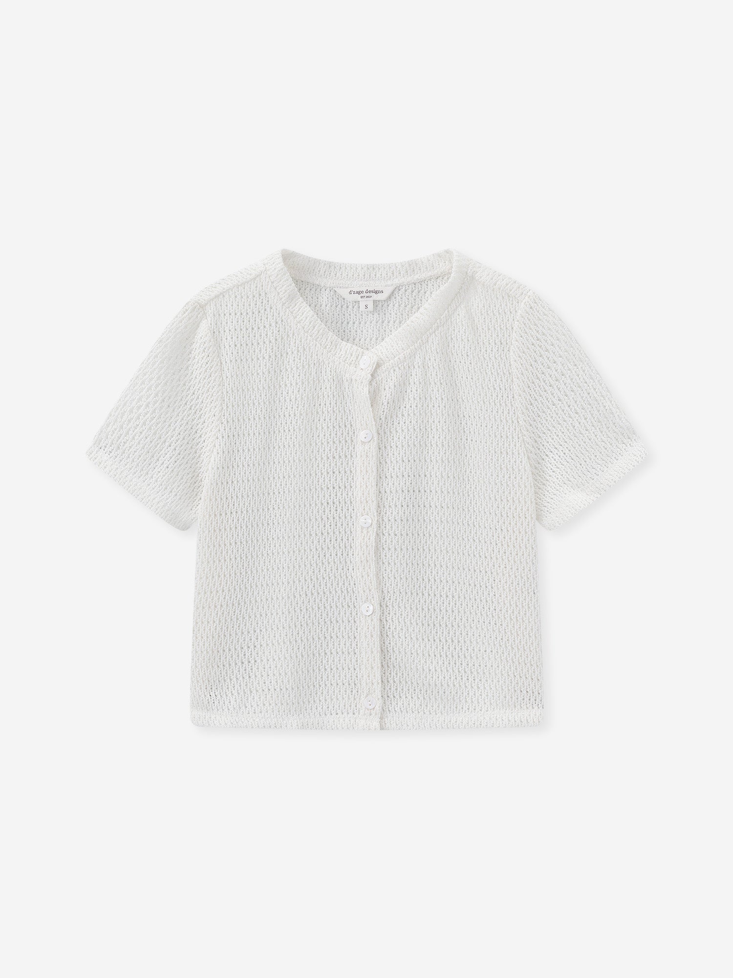 Refined Knitted Button-Up Top