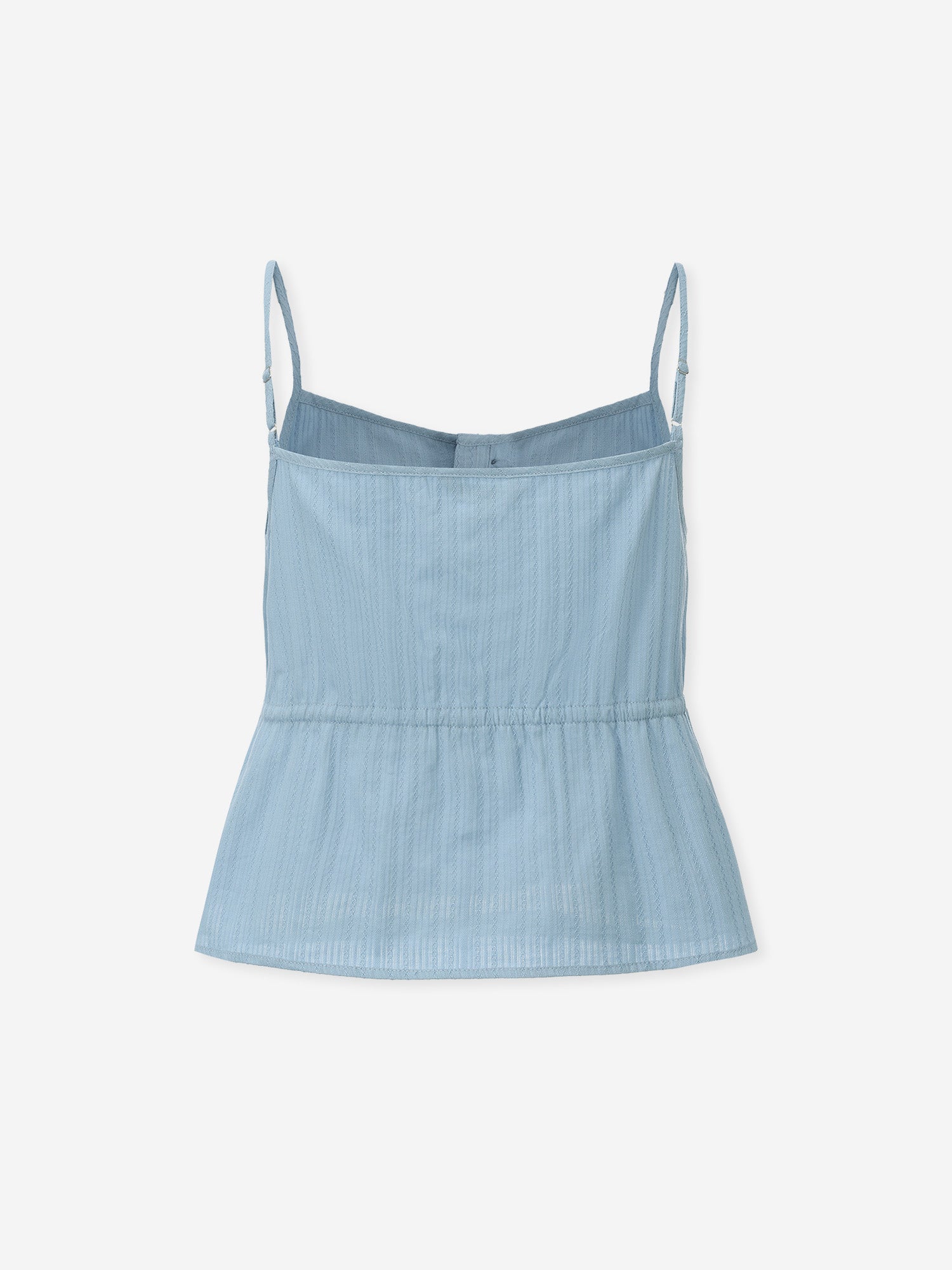 Buttoned Tie Waist Cami Top