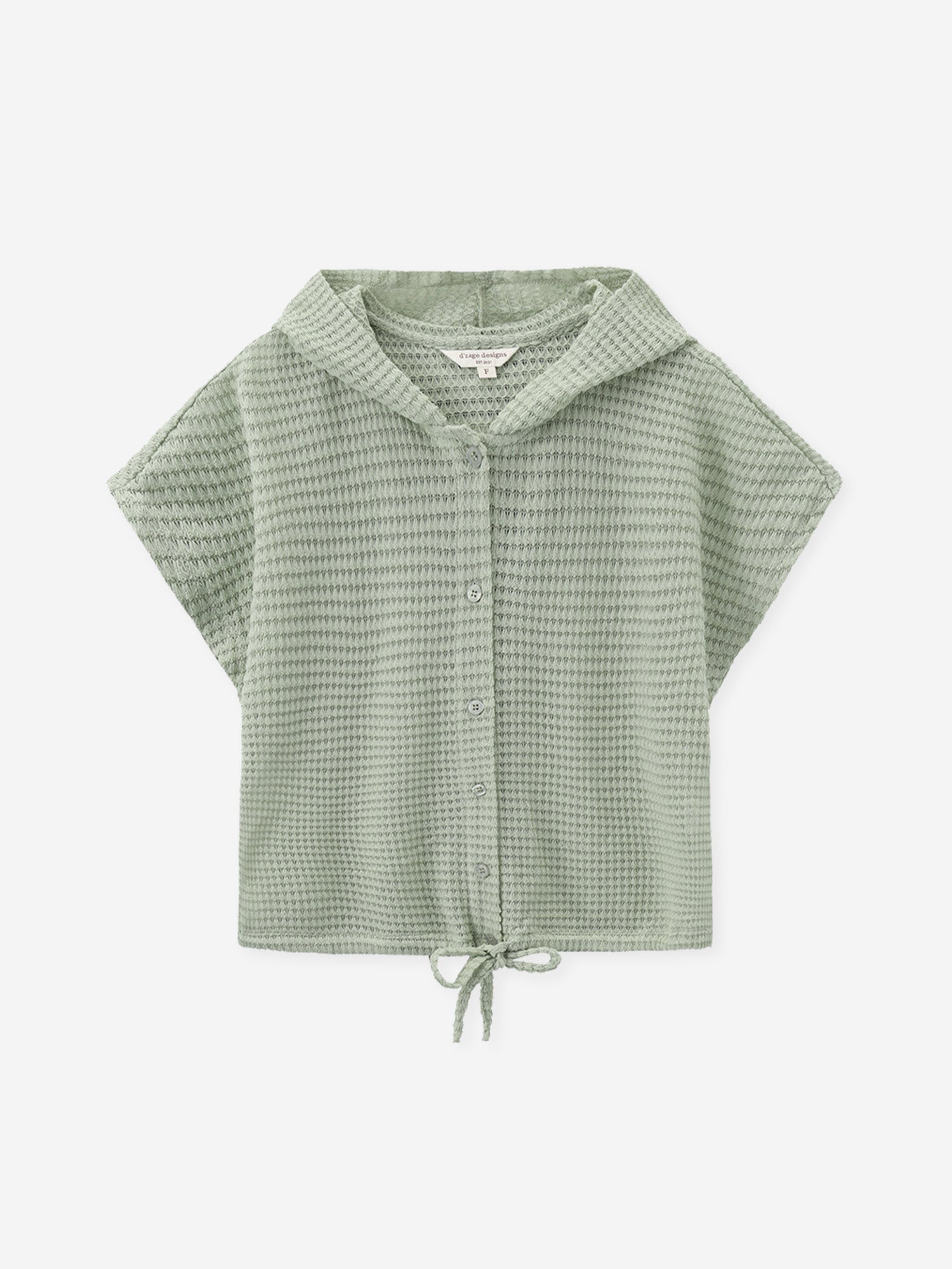 Hooded Crochet Top