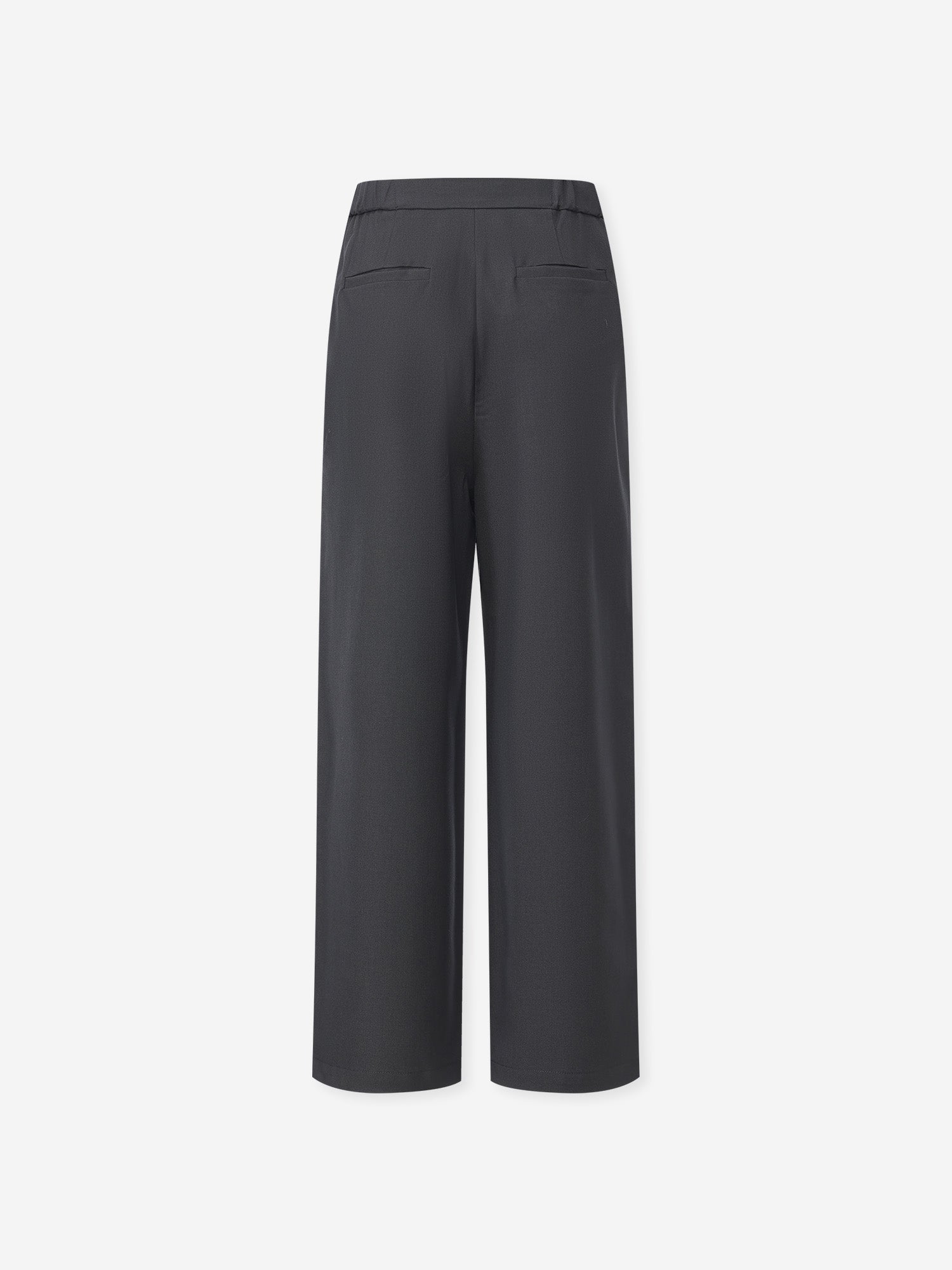 Metallic Buckled Pleated Pants