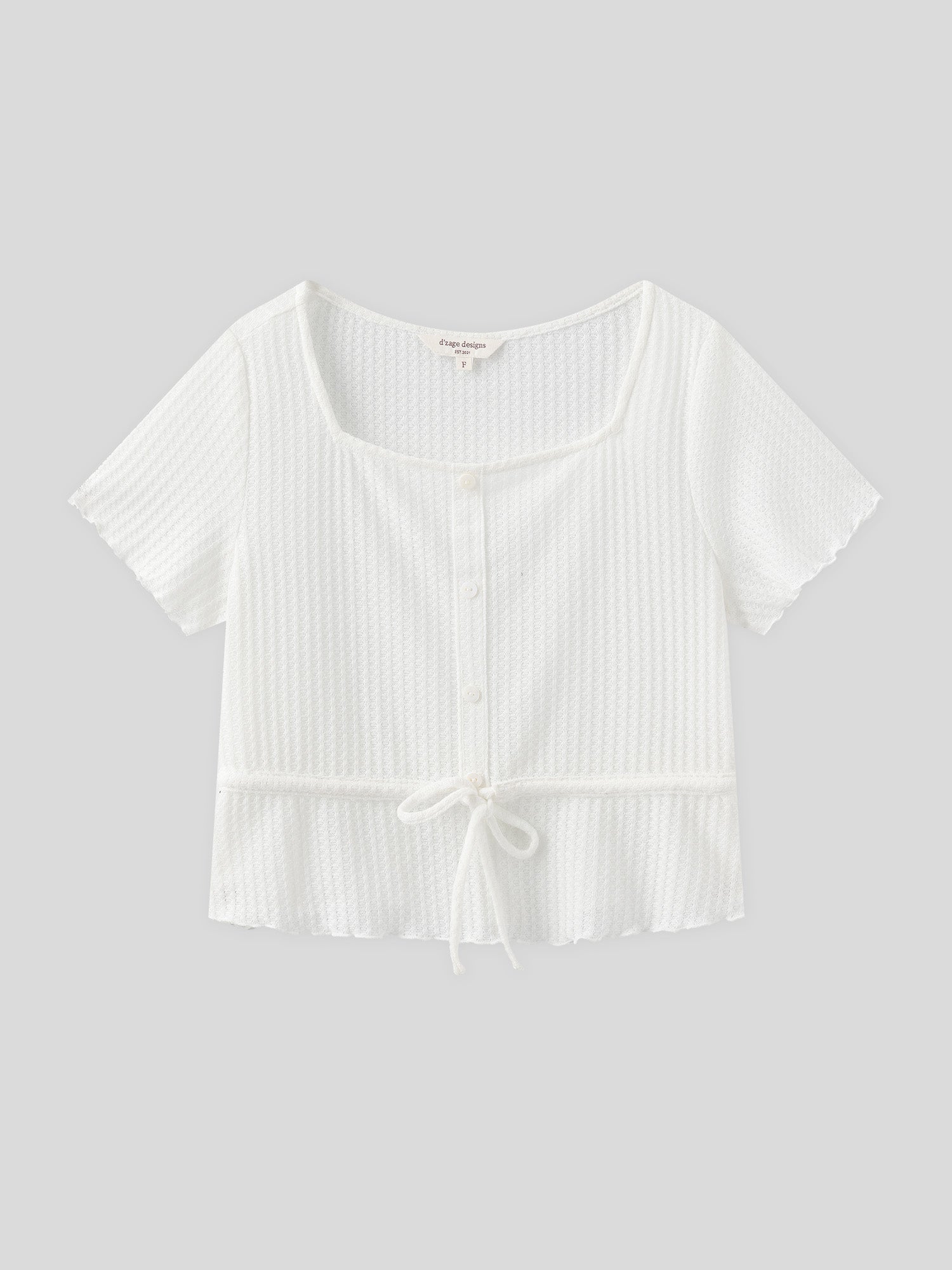 Comfy Tie-Waist Knitted Top