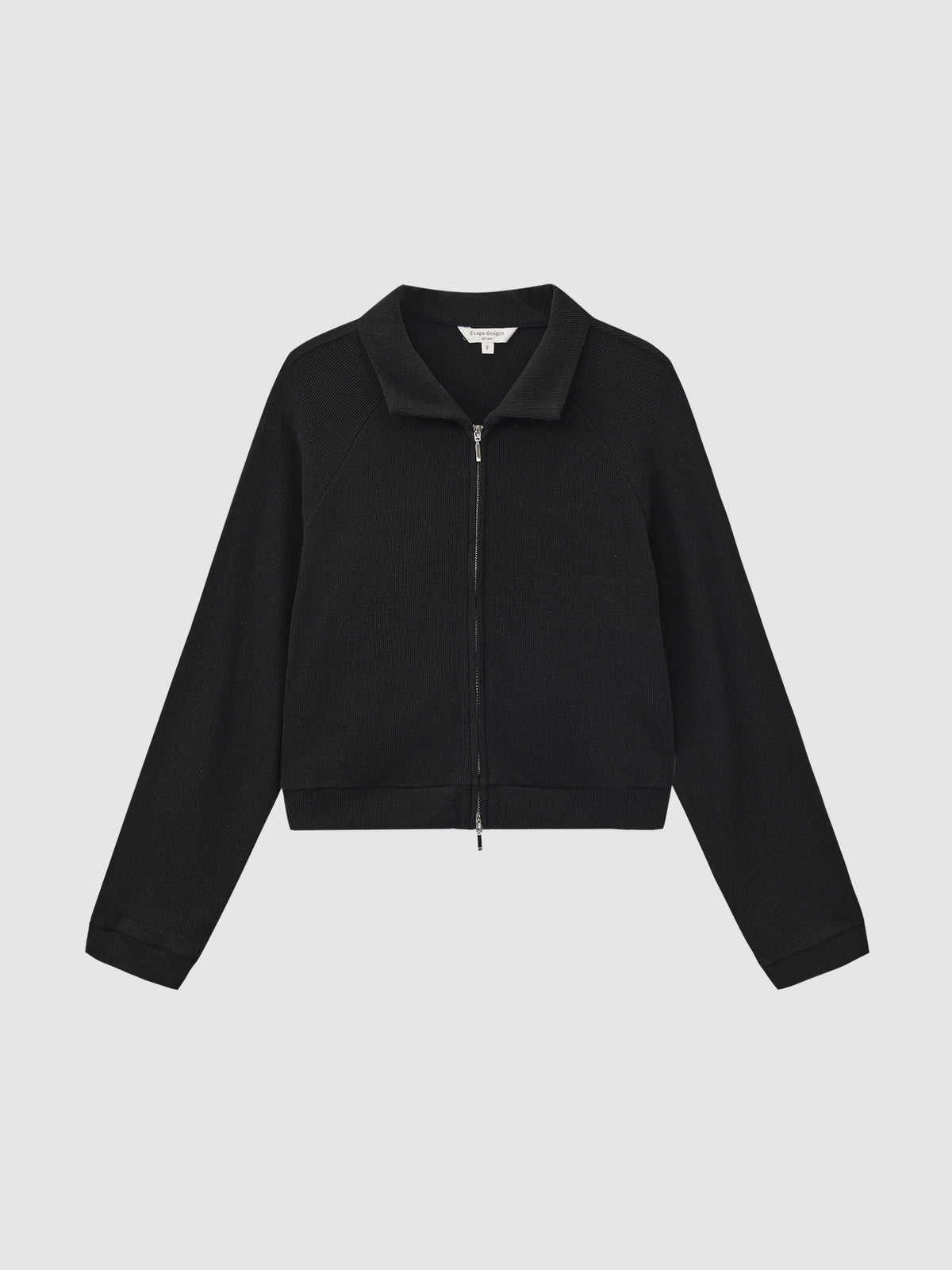Soft Touch Cashmere Zip-Up Top