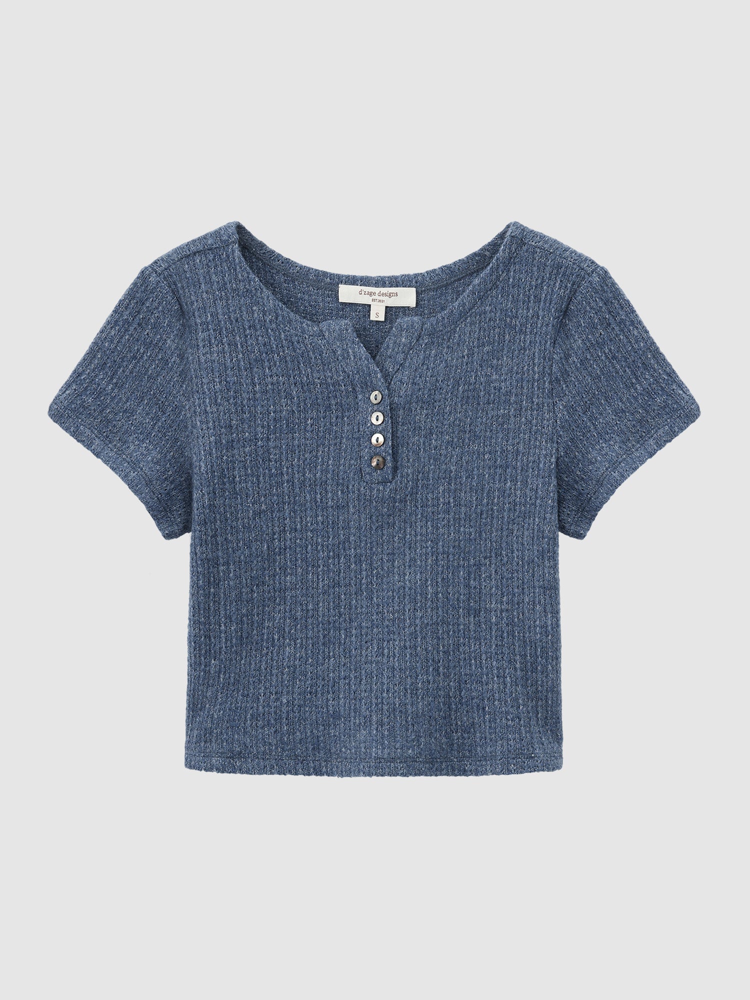 亨利領針織上衣