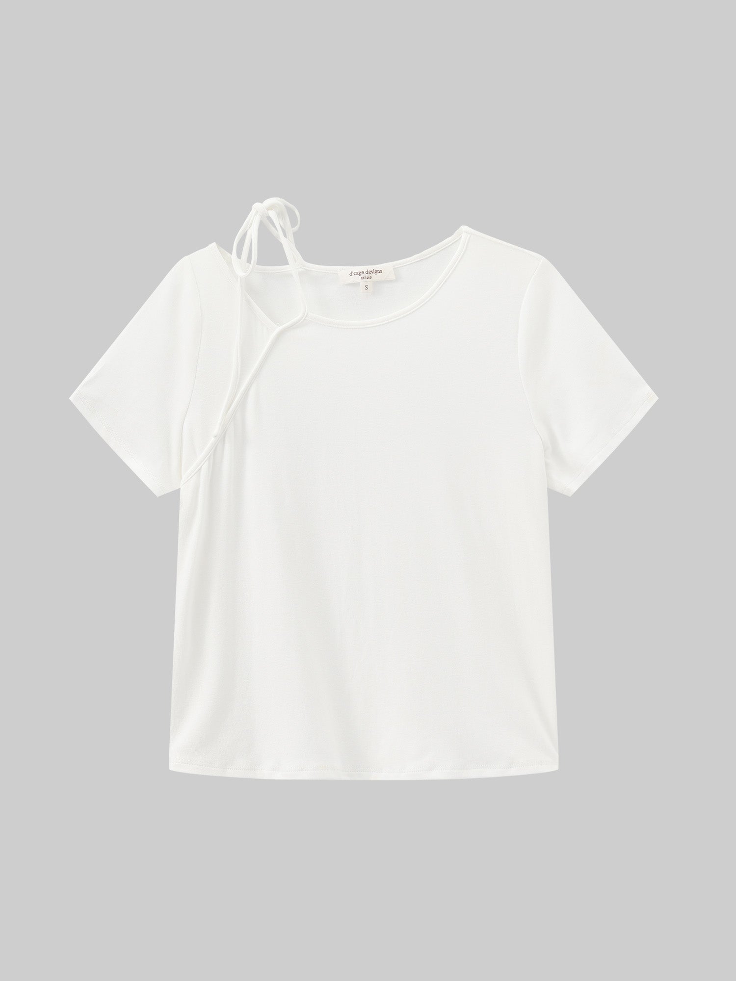 Tie Neck Cut Out Top