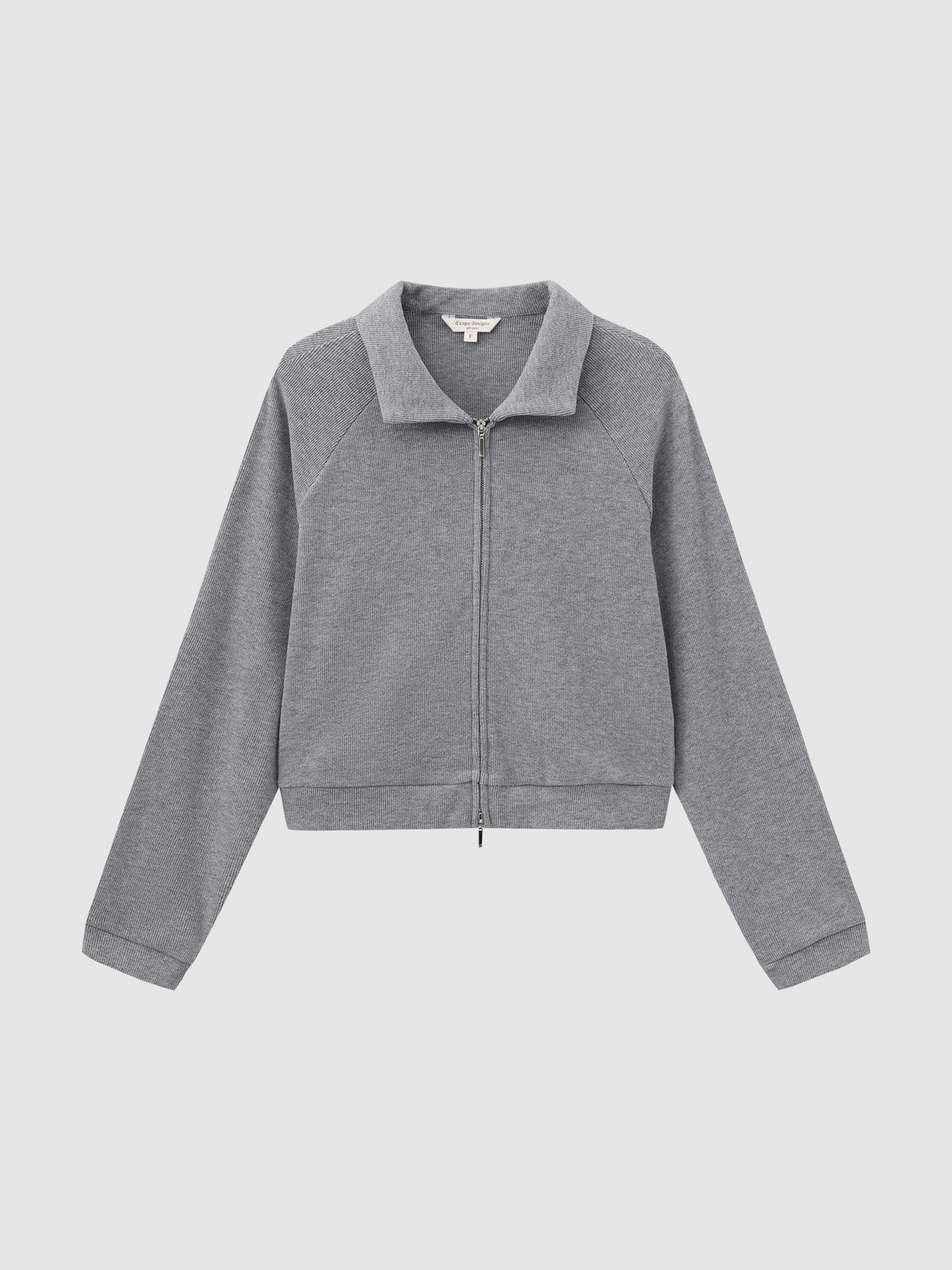Soft Touch Cashmere Zip-Up Top