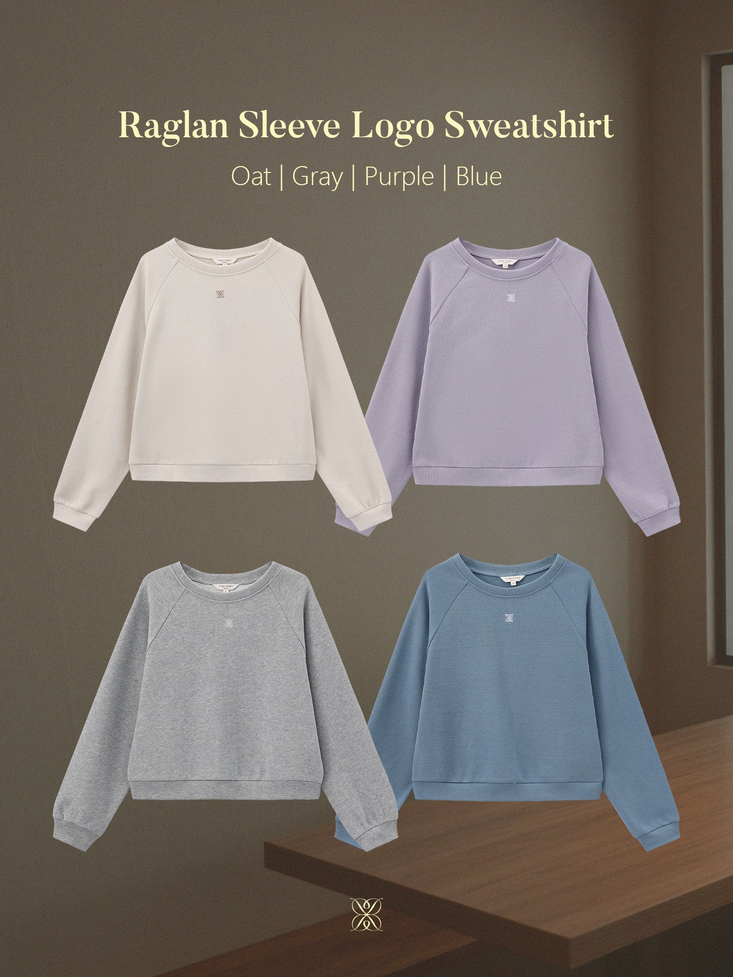 Raglan Sleeve Logo Sweatshirt
