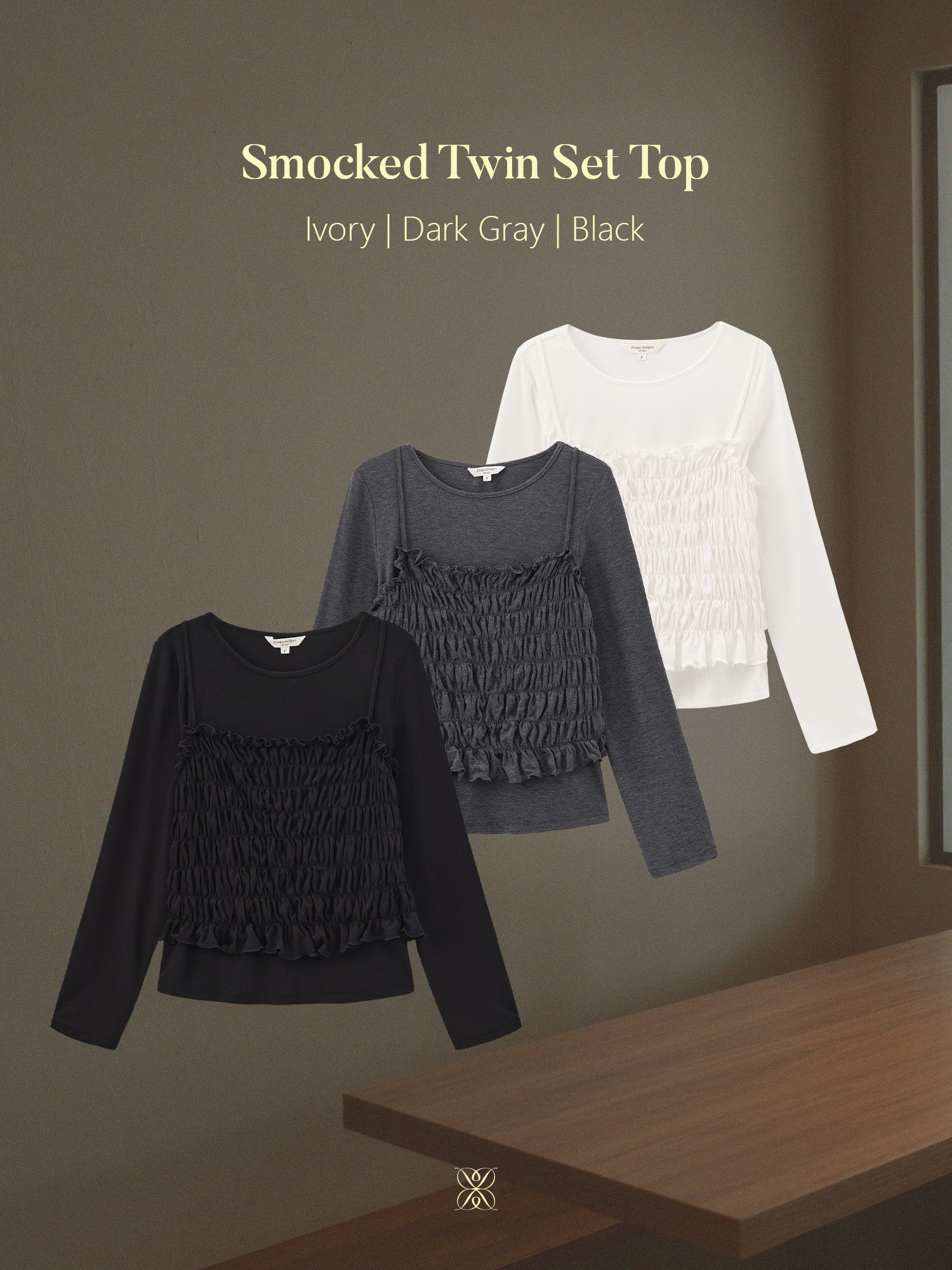 兩件式打攬上衣