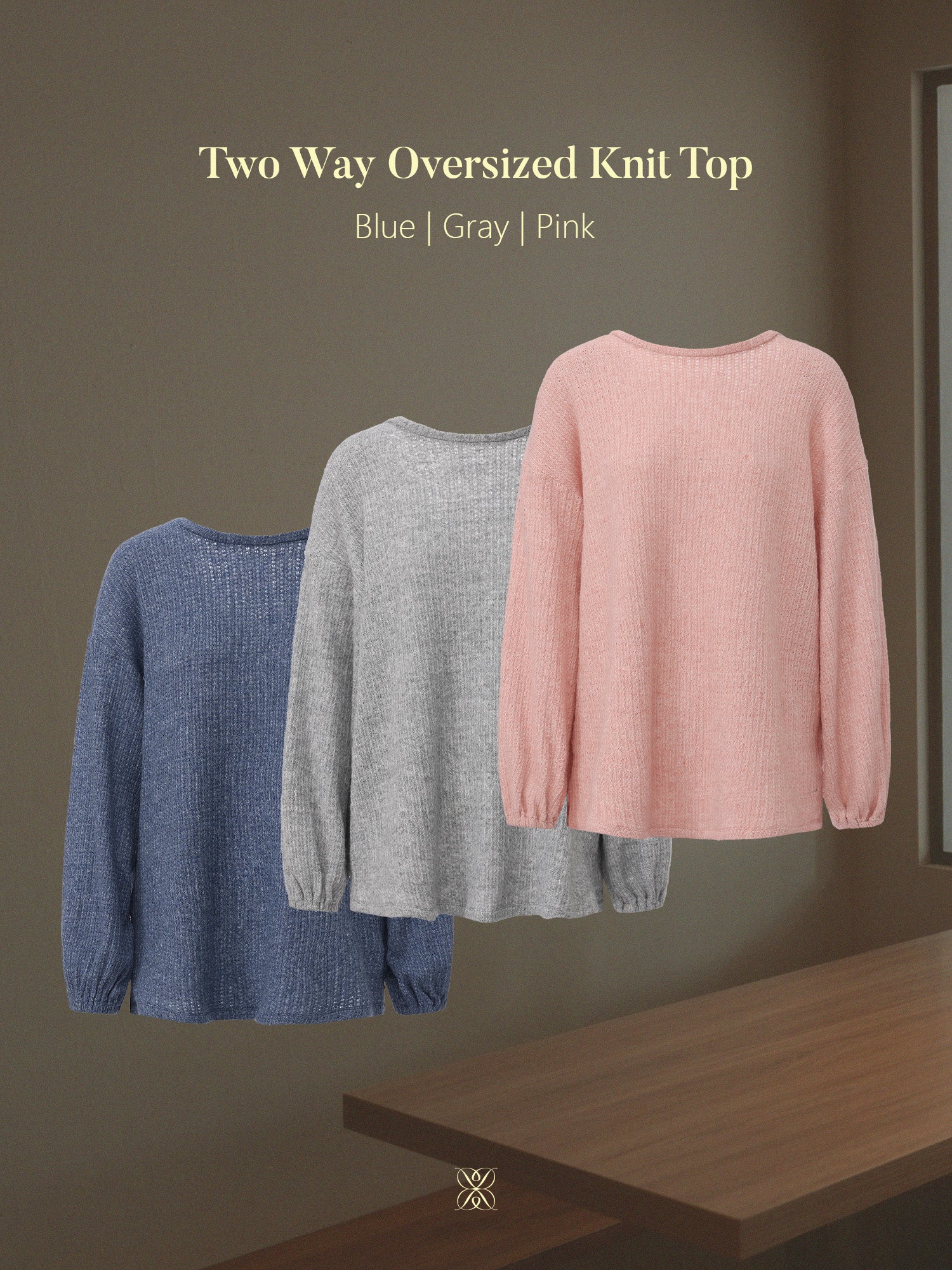 Two Way Oversized Knit Top