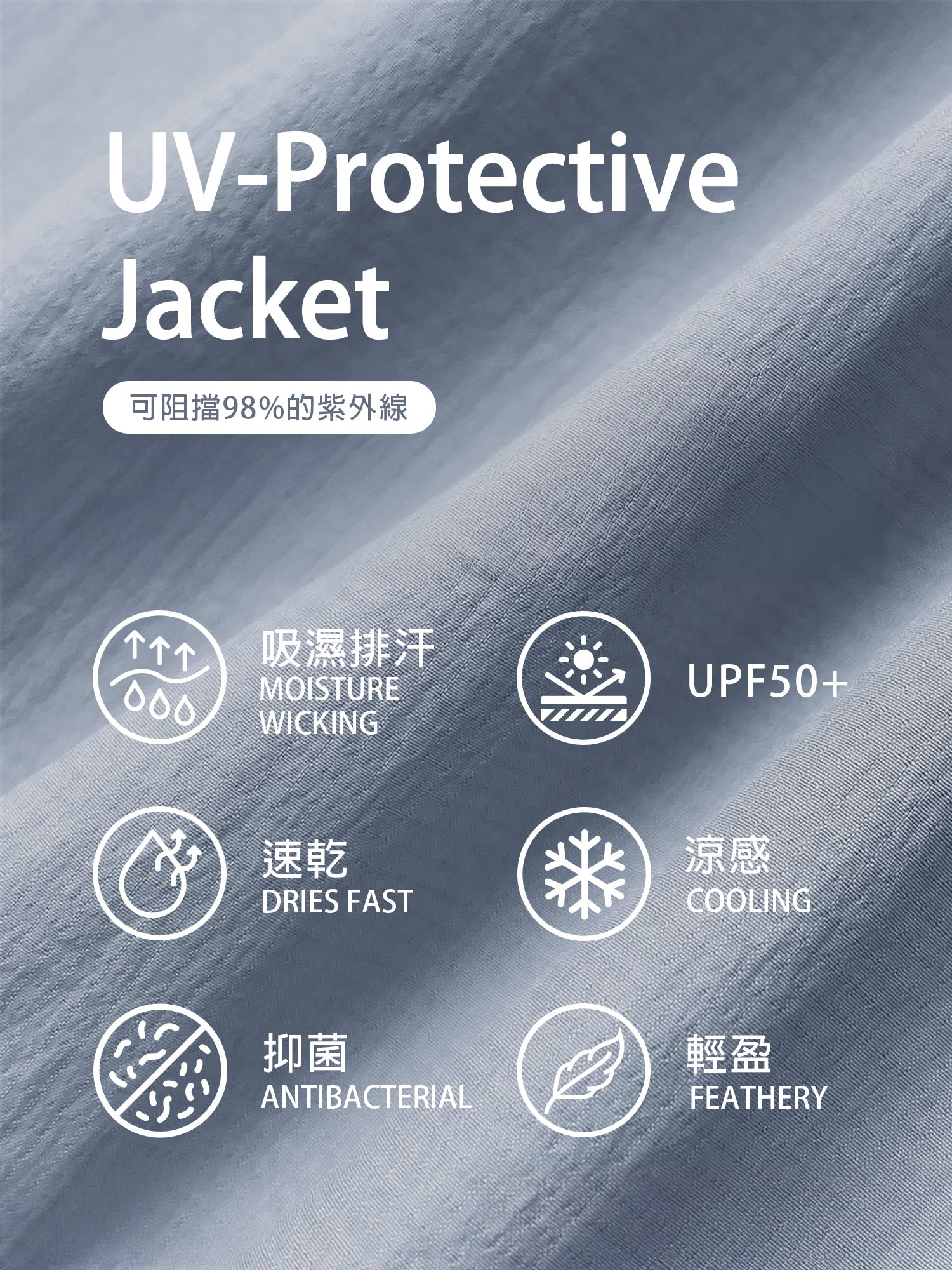 Dual Ribbon UV Protection Jacket