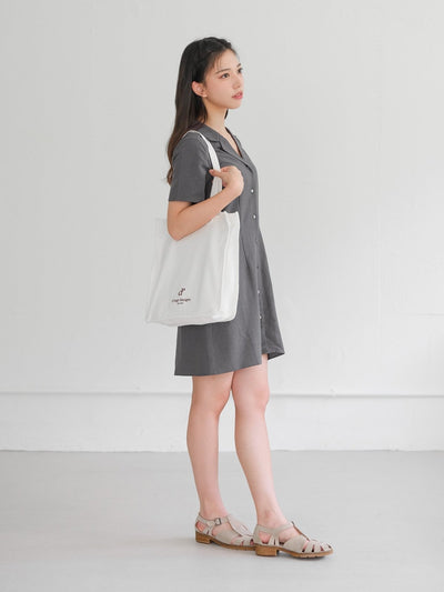 Levi Notch Collared Mini Dress - DAG-DD9450-22IndigoF - Indigo - F - D'ZAGE Designs