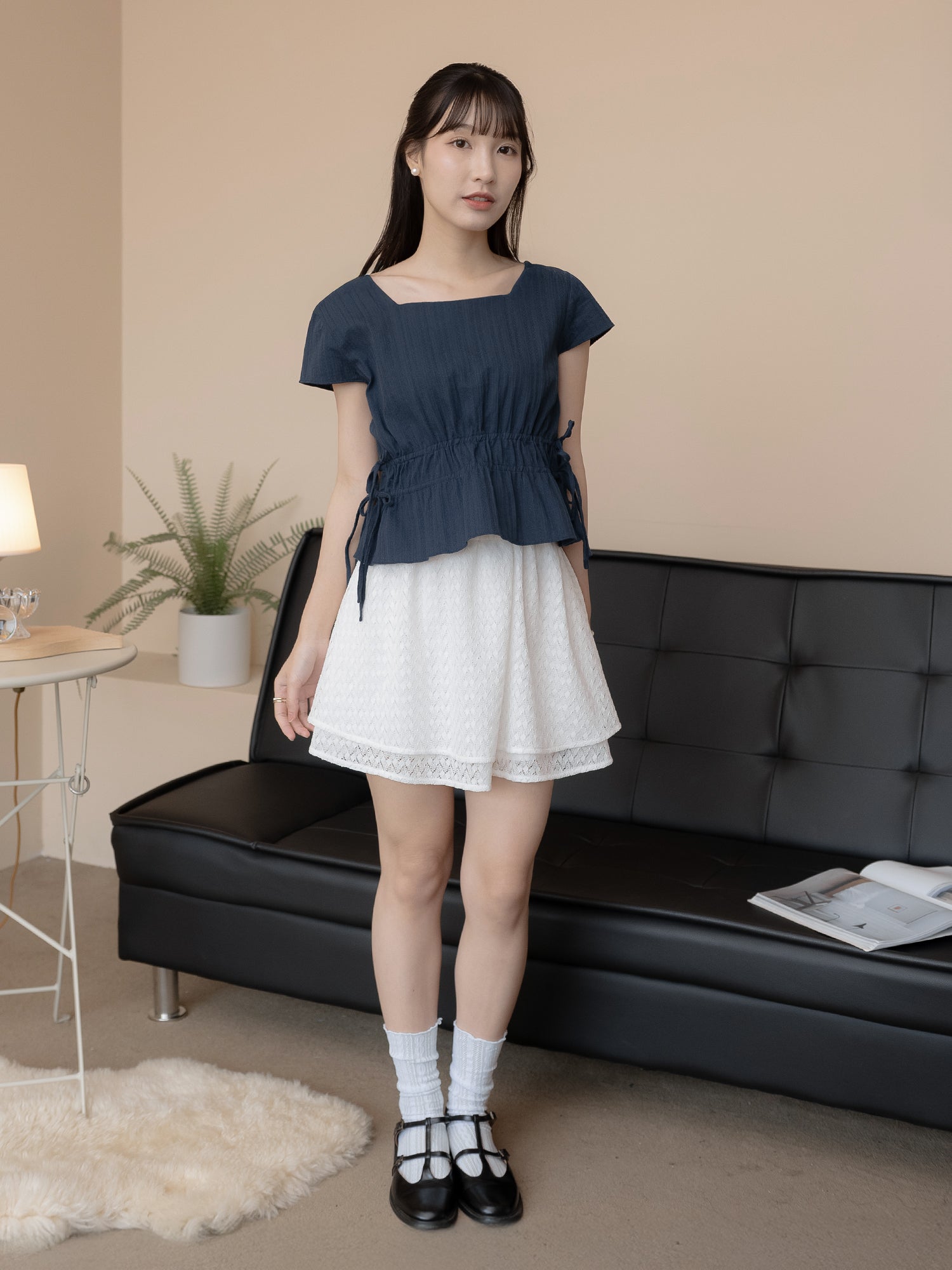 Mesh Layered Skirt
