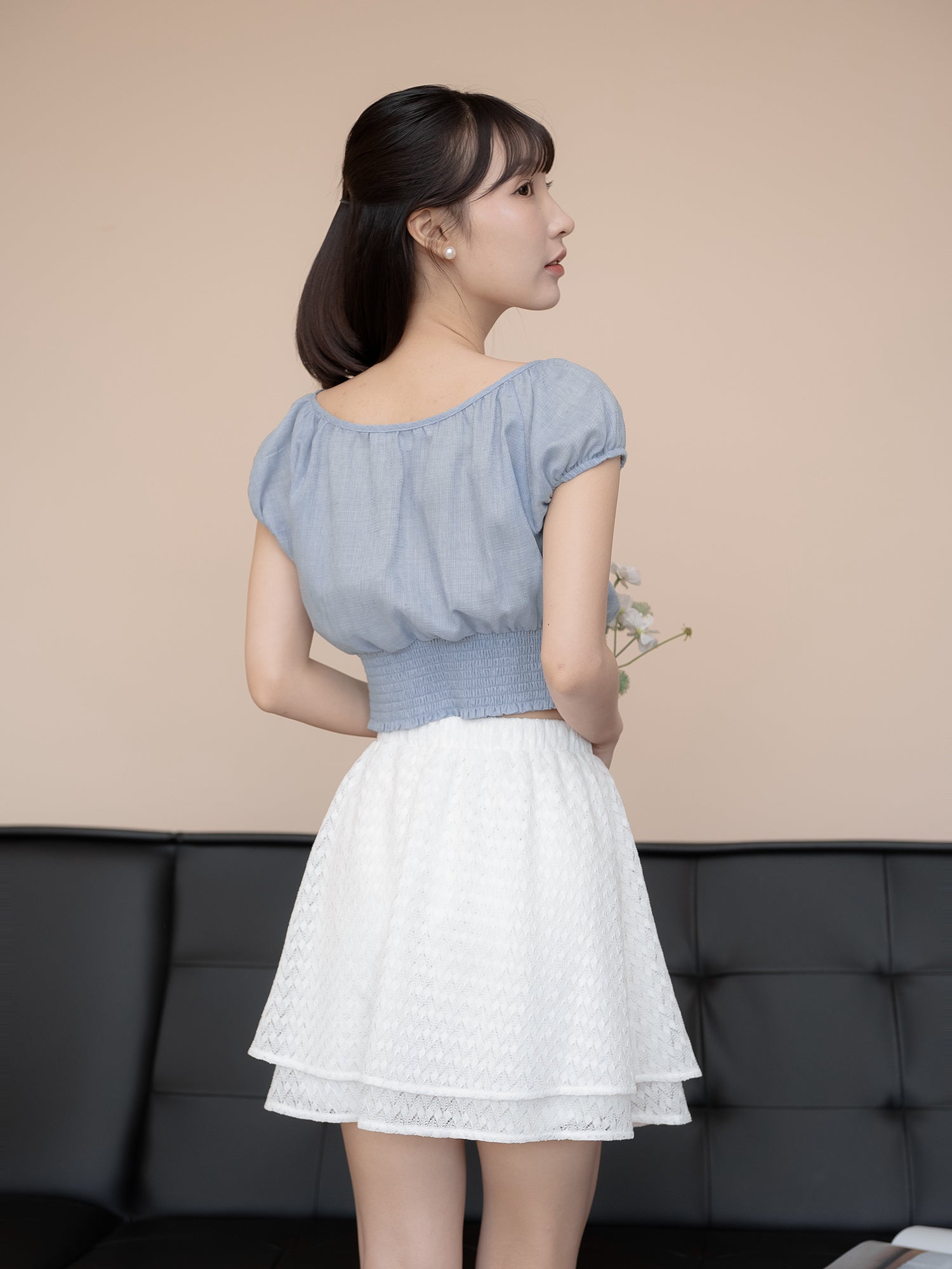 Mesh Layered Skirt