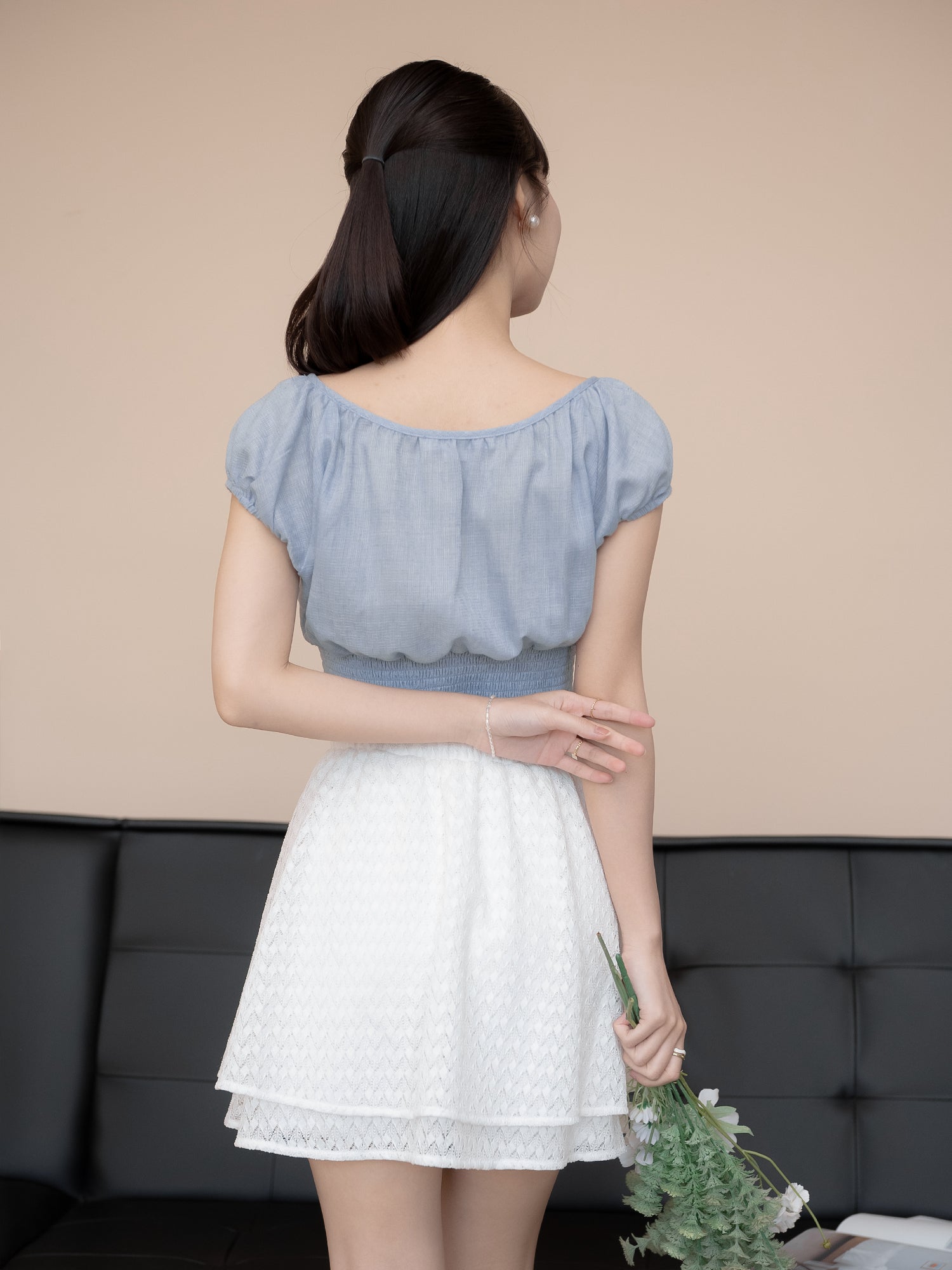 Mesh Layered Skirt