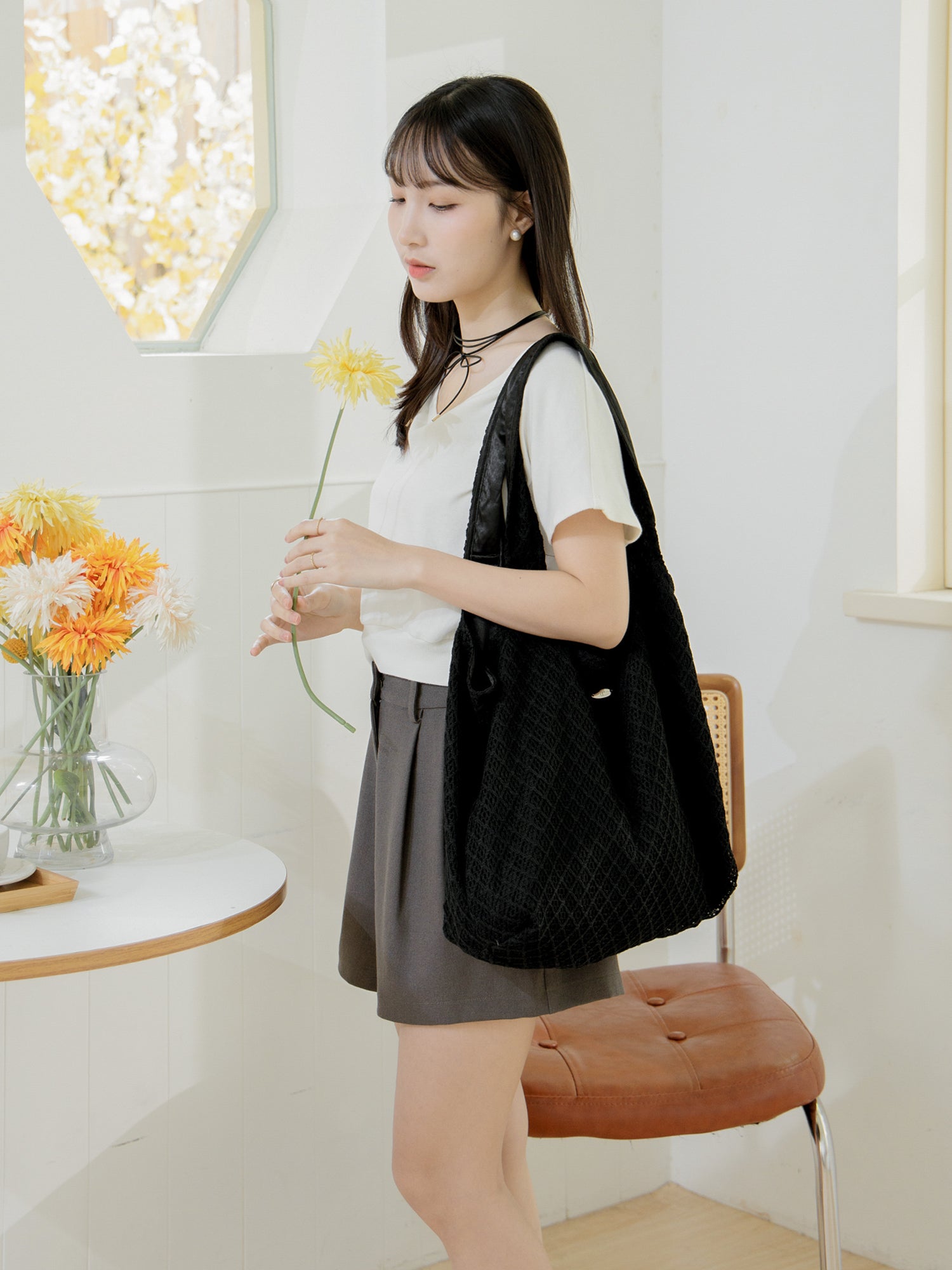Mesh Shoulder Bag